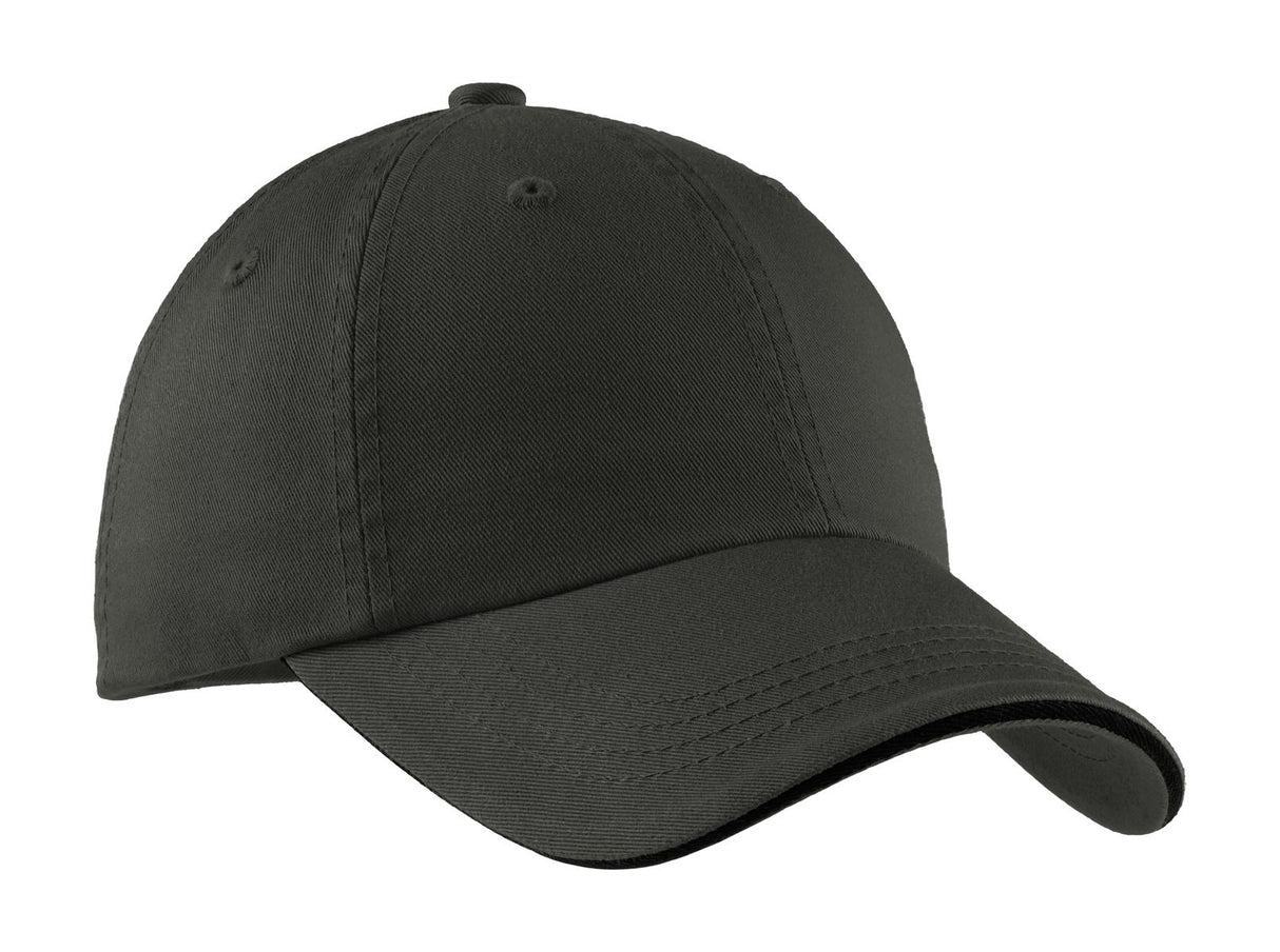 Port Authority ® Sandwich Bill Cap with Striped Closure. C830