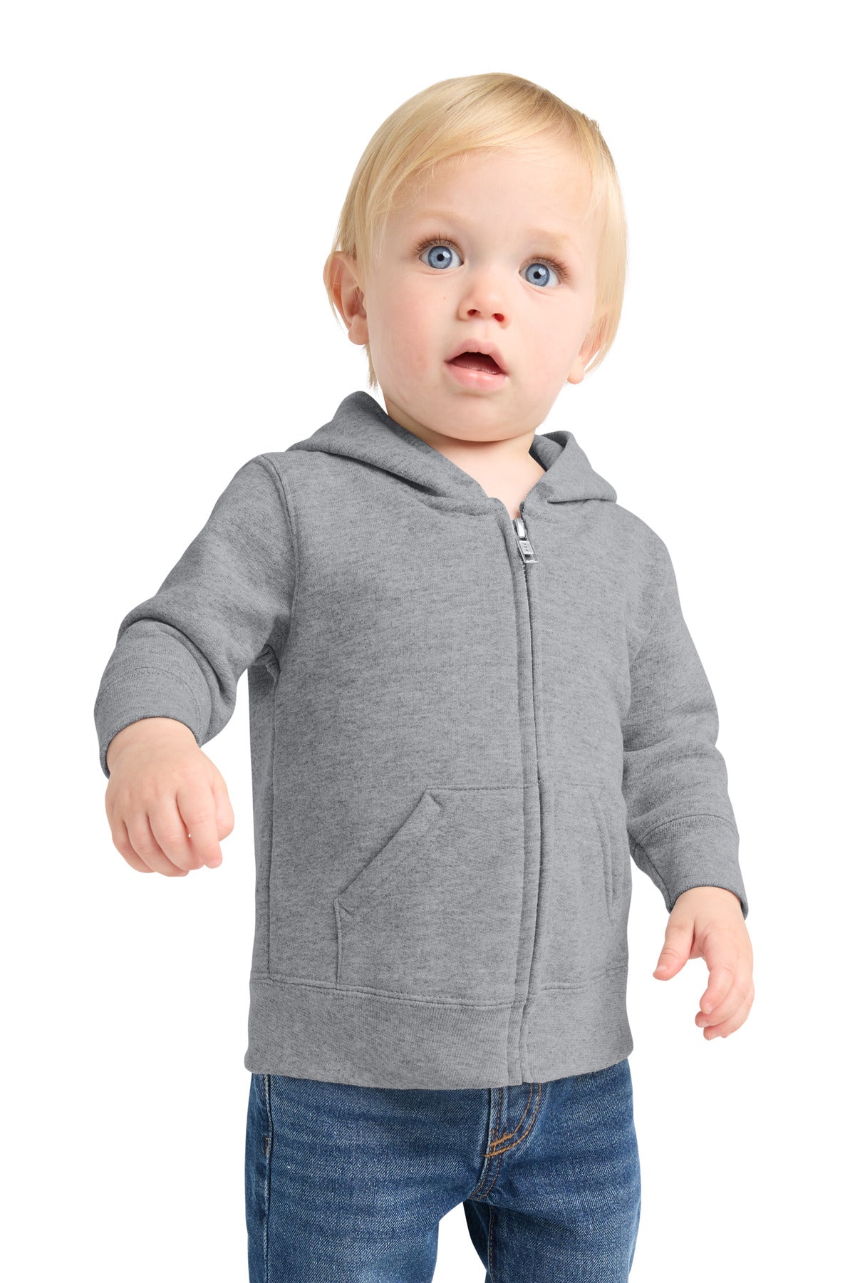 Port & Co ® Infant Core Fleece Full-Zip Hooded Sweatshirt. CAR78IZH