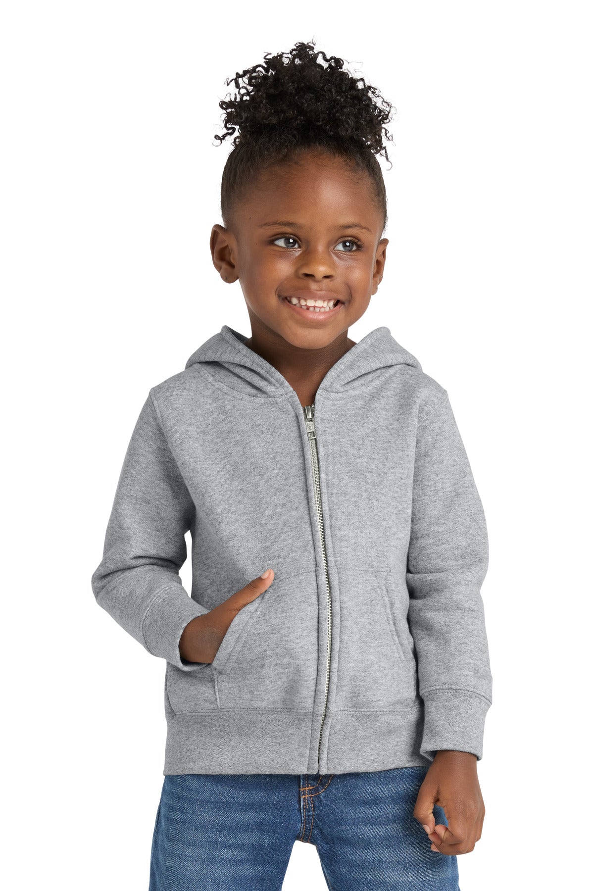 Port & Co ® Toddler Core Fleece Full-Zip Hooded Sweatshirt. CAR78TZH