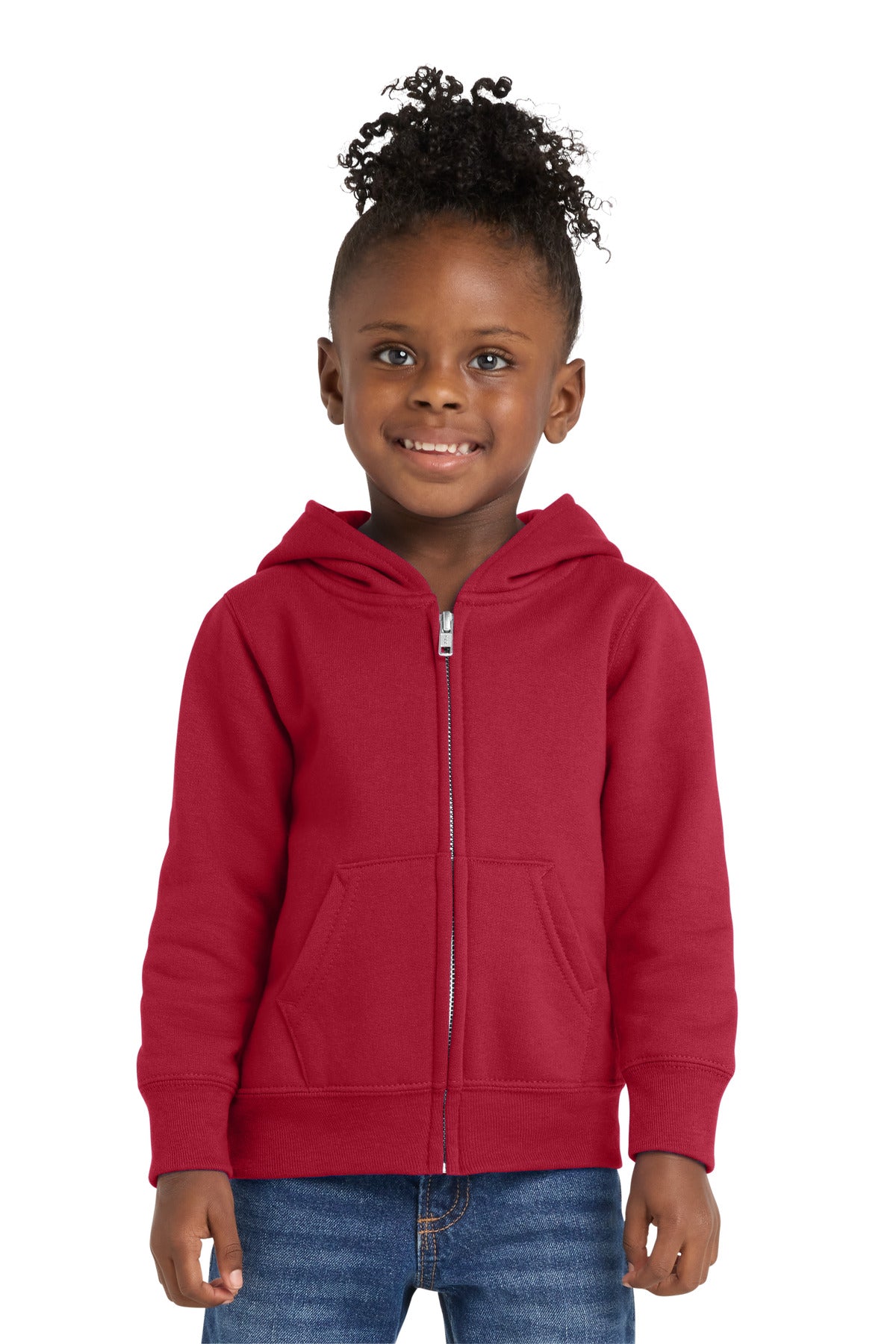 Port & Co ® Toddler Core Fleece Full-Zip Hooded Sweatshirt. CAR78TZH