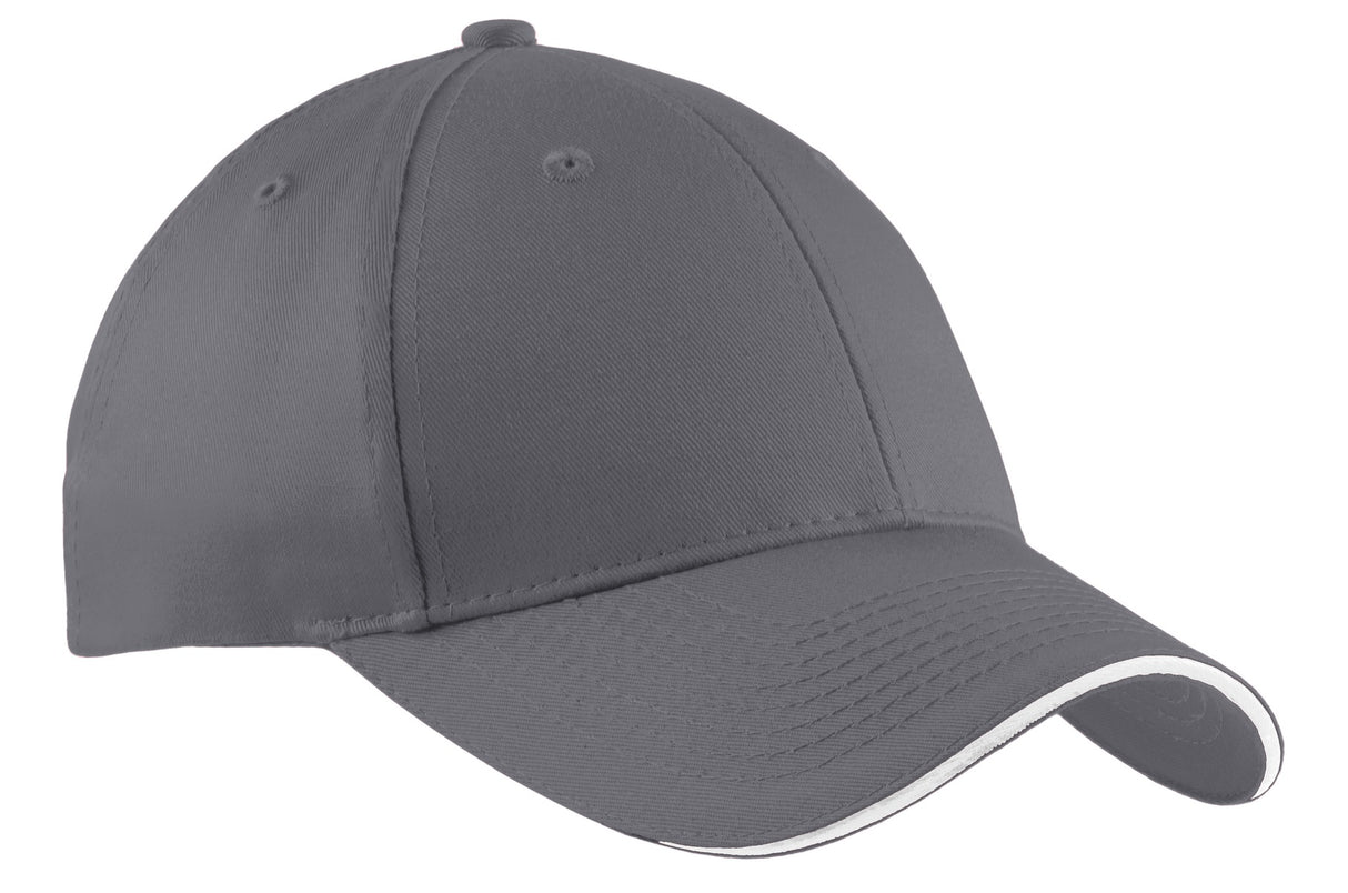 Port Authority ® Cotton Twill Sandwich Bill Cap. CP85
