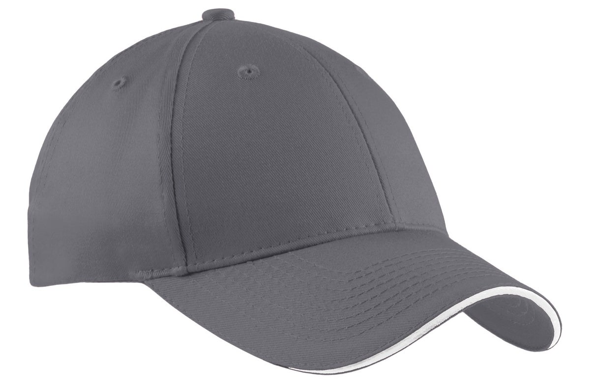 Port Authority ® Cotton Twill Sandwich Bill Cap. CP85