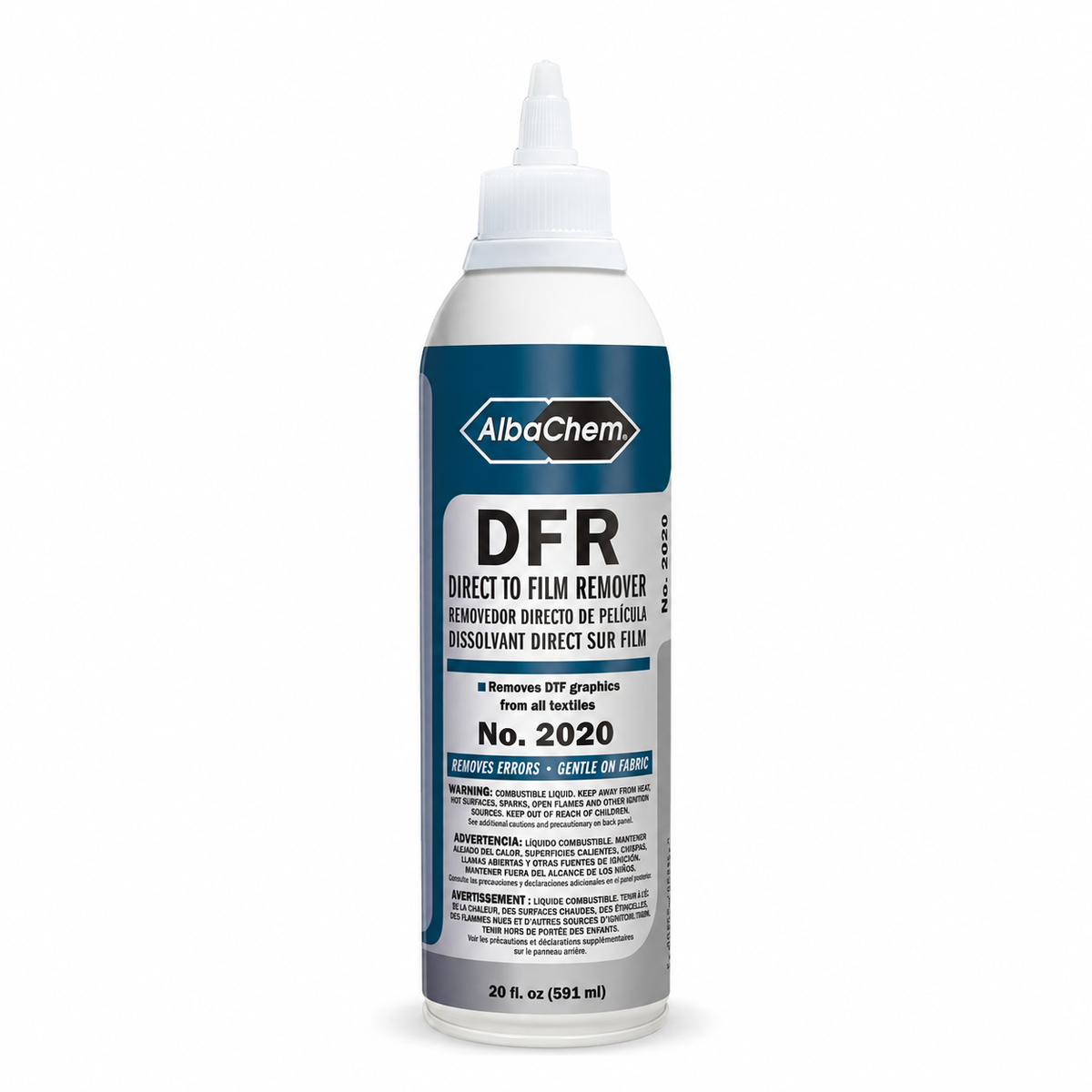 AlbaChem DFR Direct to Film Remover 20 fl oz container