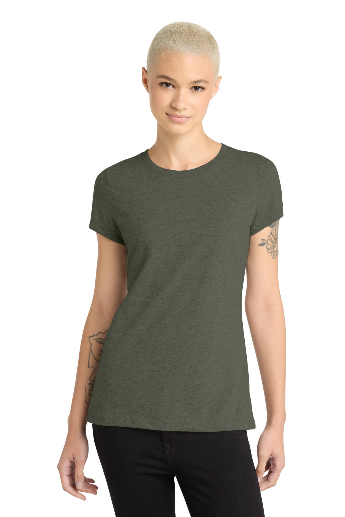 District ® Women's Perfect Blend ® CVC Tee. DM108L
