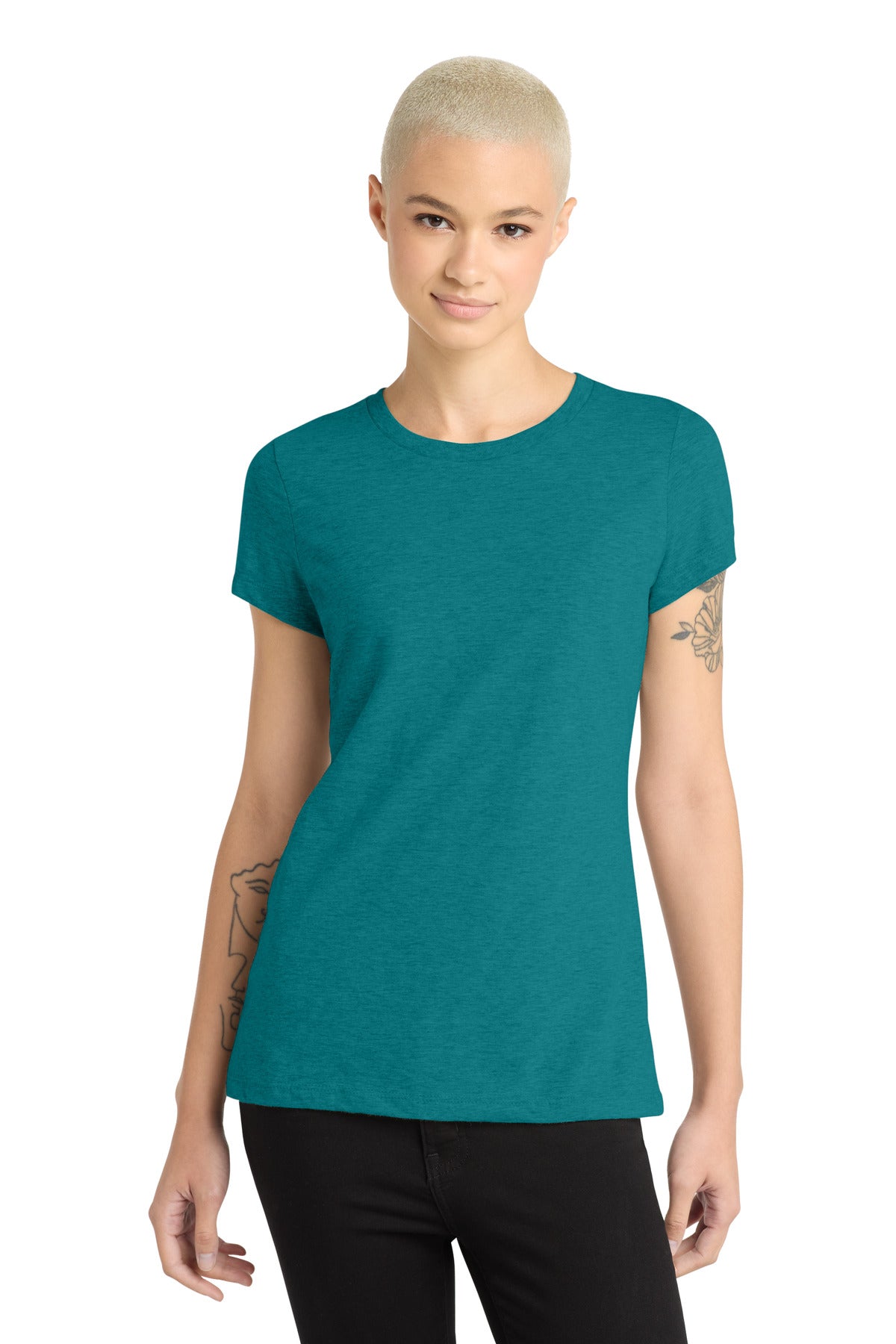 District ® Women's Perfect Blend ® CVC Tee. DM108L