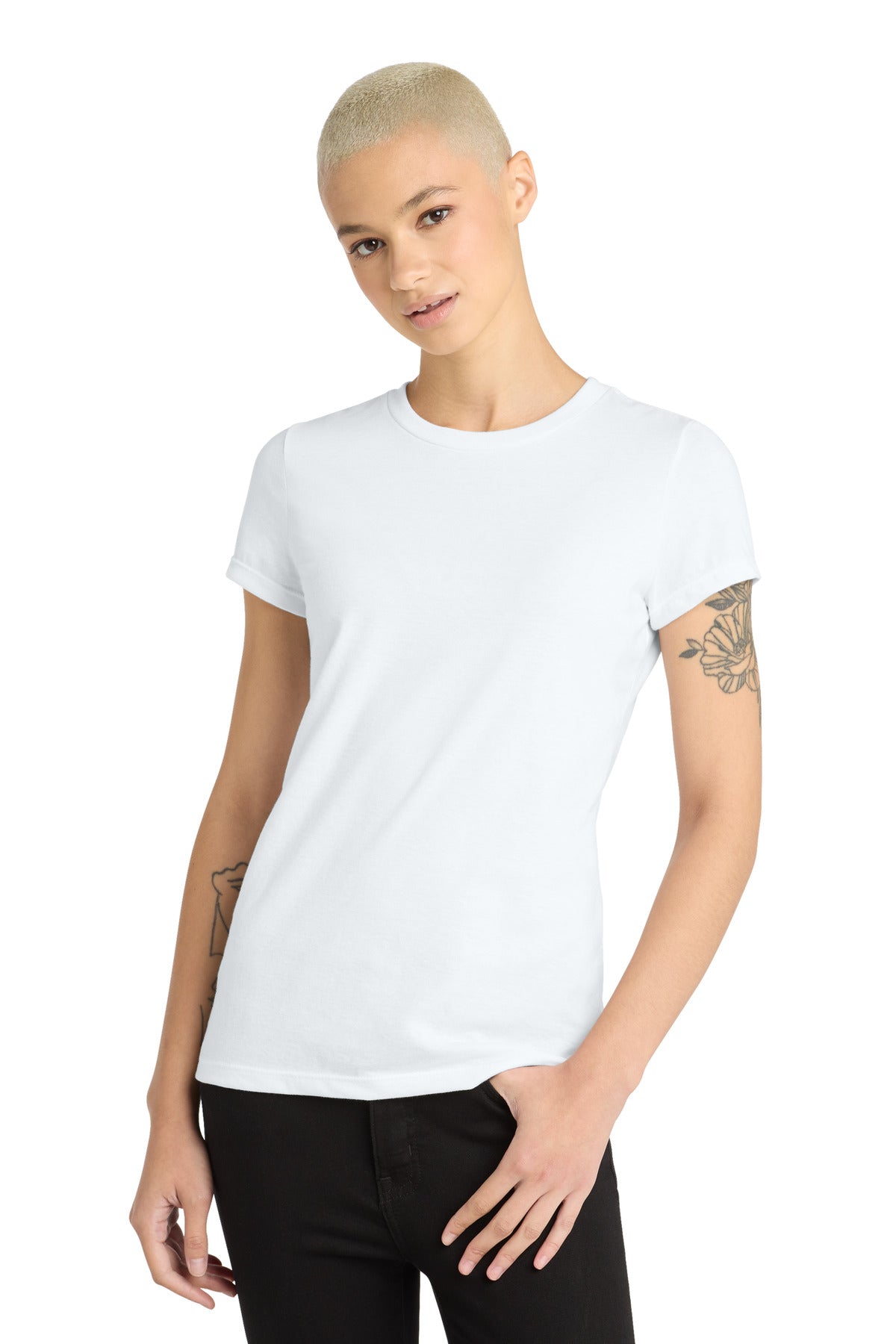 District ® Women's Perfect Blend ® CVC Tee. DM108L