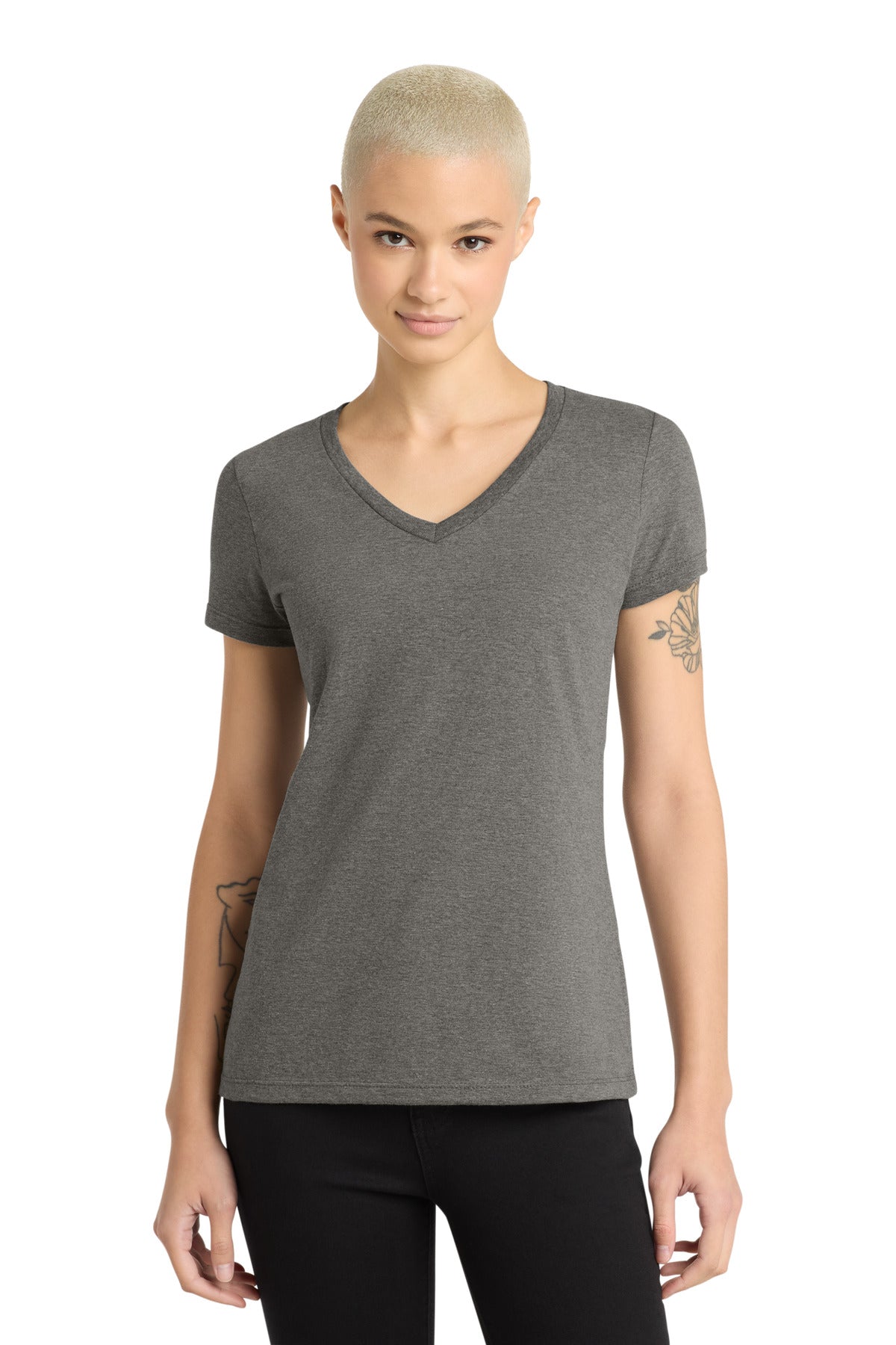 District ® - Women's Perfect Weight ® V-Neck Tee. DM1170L