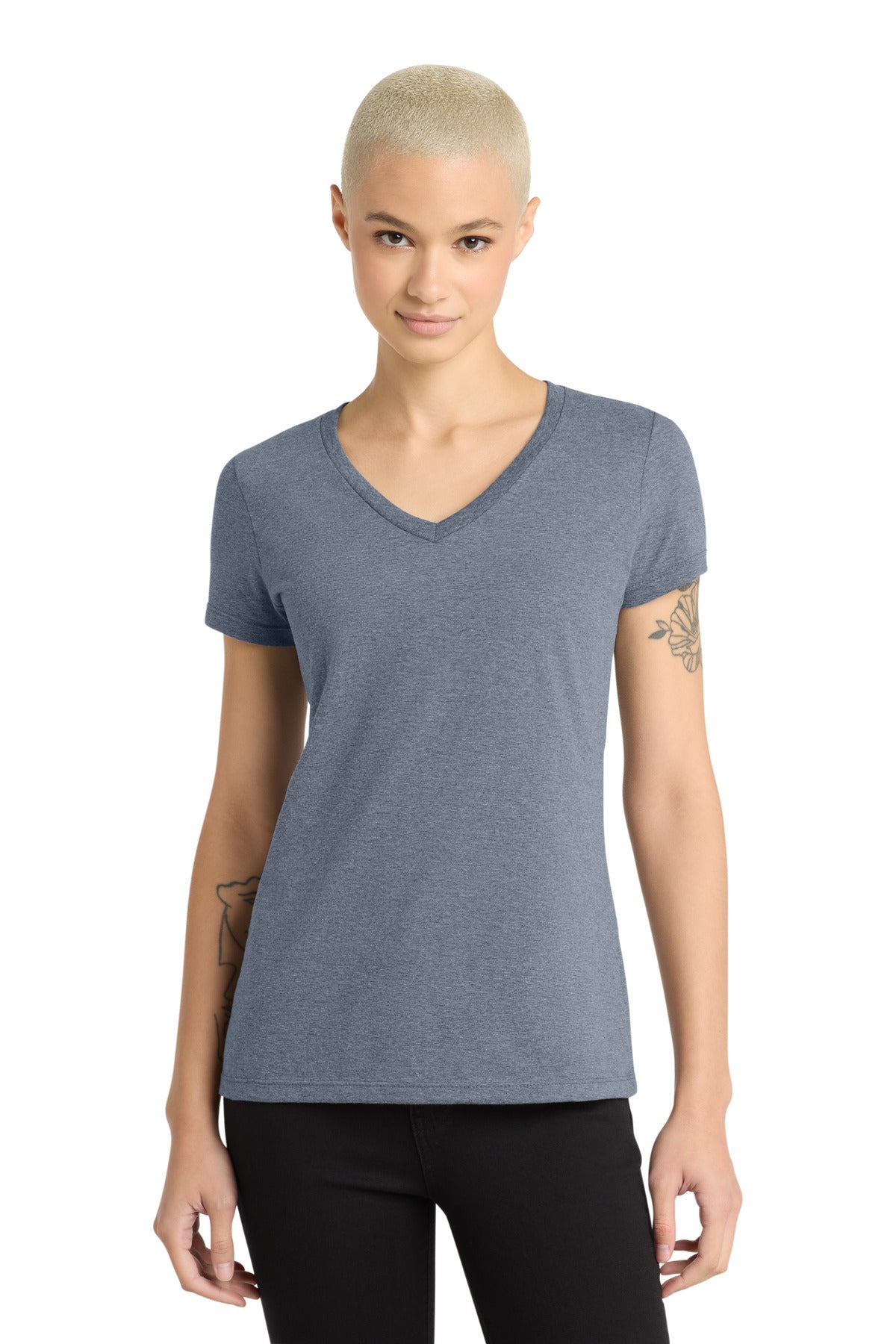 District ® - Women's Perfect Weight ® V-Neck Tee. DM1170L