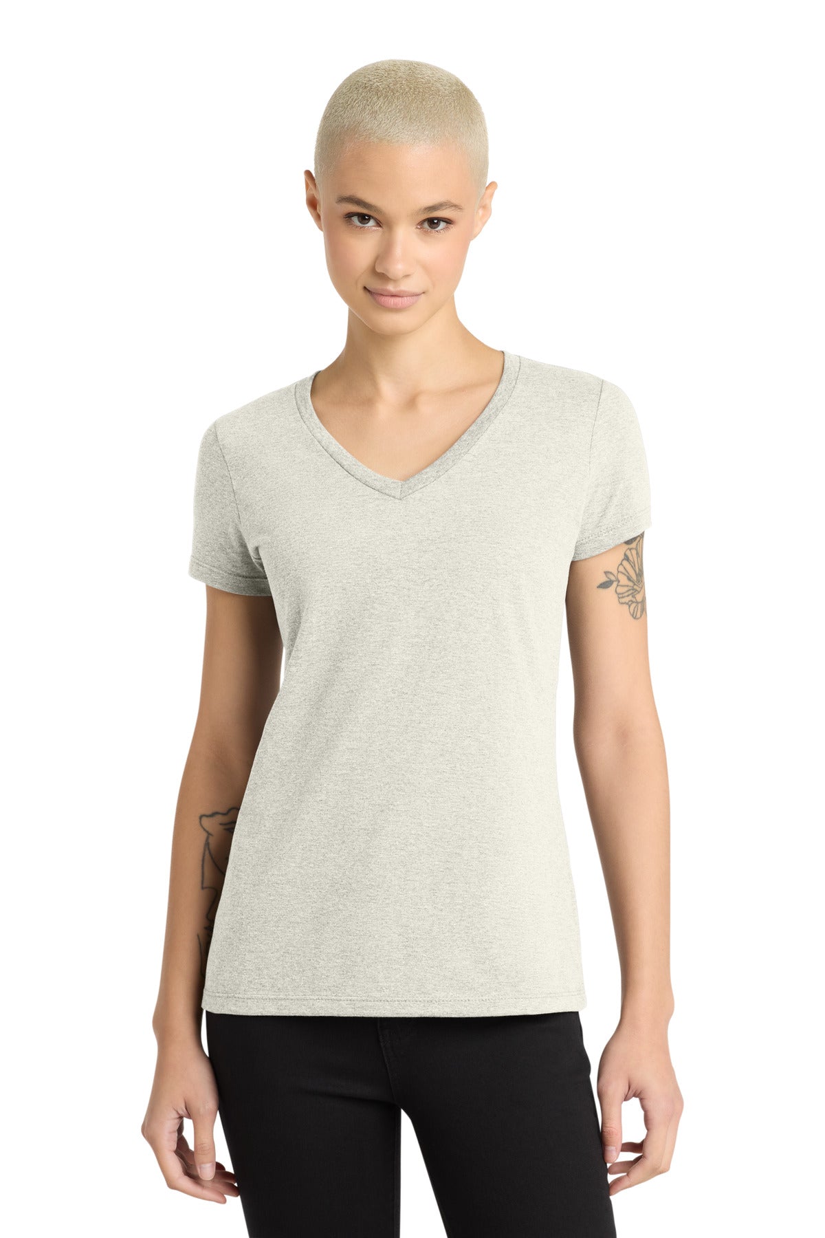 District ® - Women's Perfect Weight ® V-Neck Tee. DM1170L