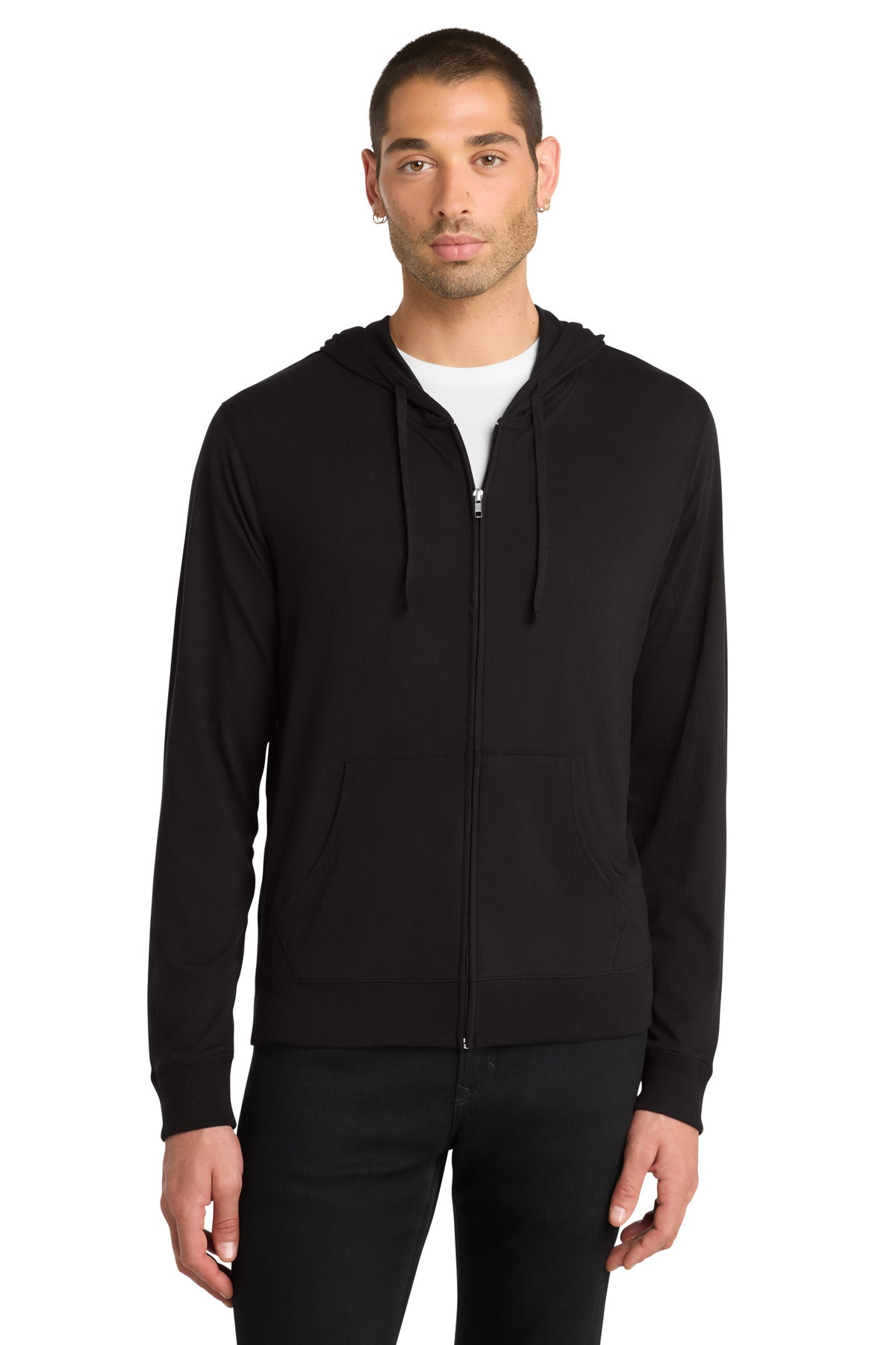 District ® Jersey Full-Zip Hoodie. DT1100