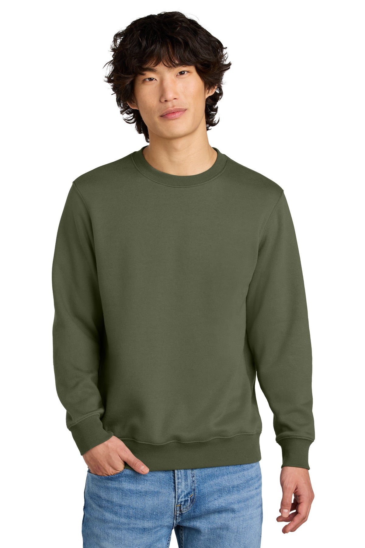 District ® Perfect Weight ® Fleece Crew DT1106