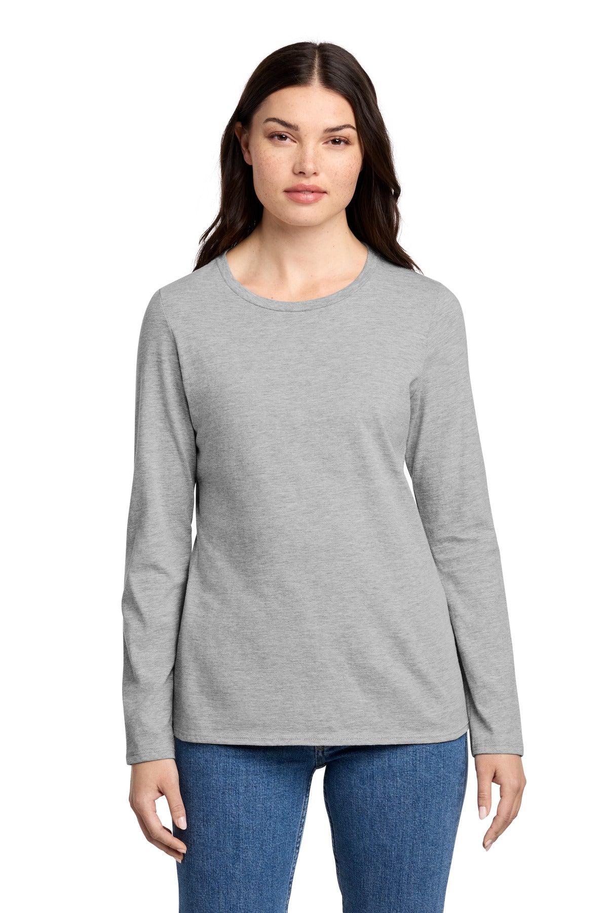 District ® Women's Perfect Blend ® CVC Long Sleeve Tee DT110