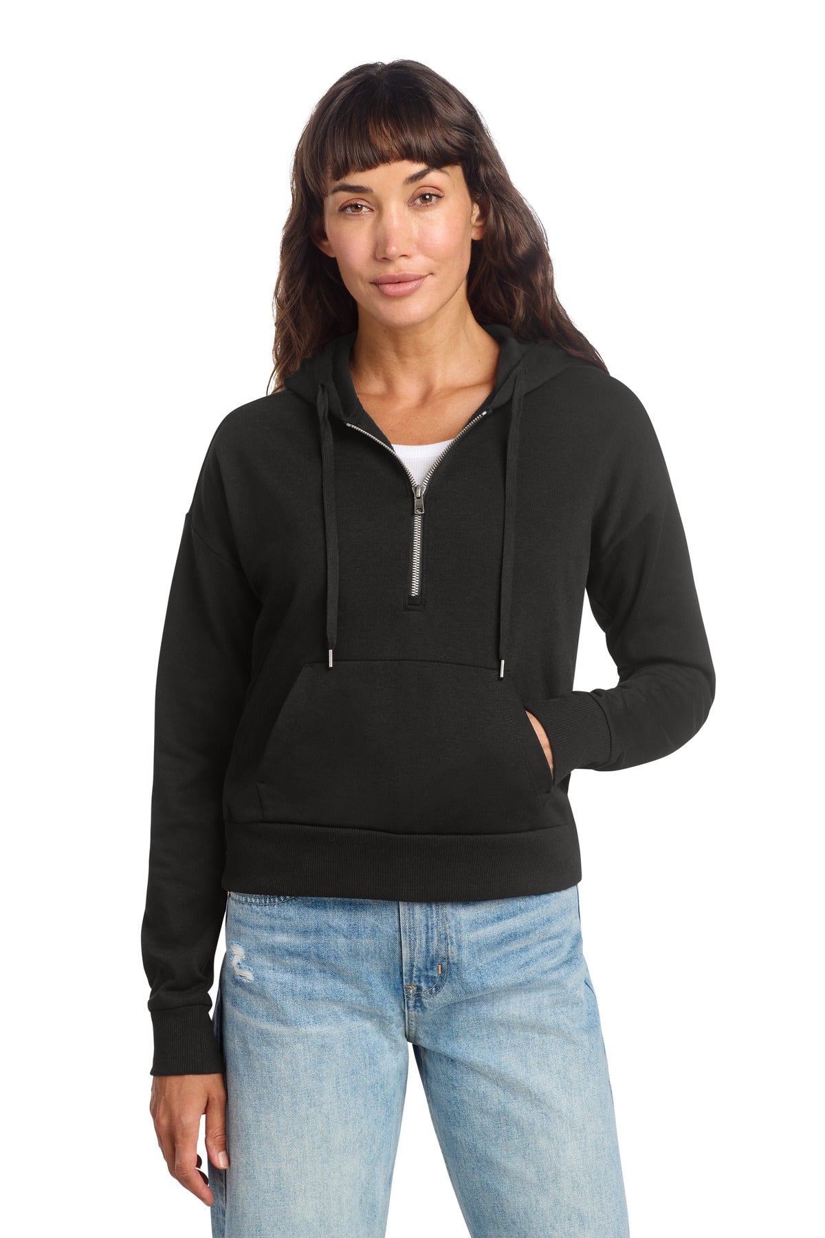 District ® Women's Perfect Tri ® Fleece 1/2-Zip Pullover DT1311