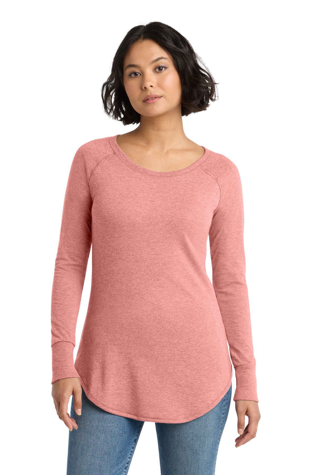 District ® Women's Perfect Tri 4; Long Sleeve Tunic Tee. DT132L