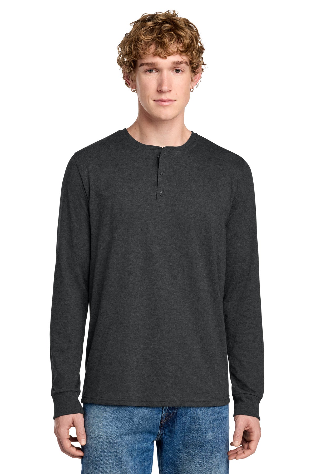 District ® Perfect Tri ® Long Sleeve Henley DT145