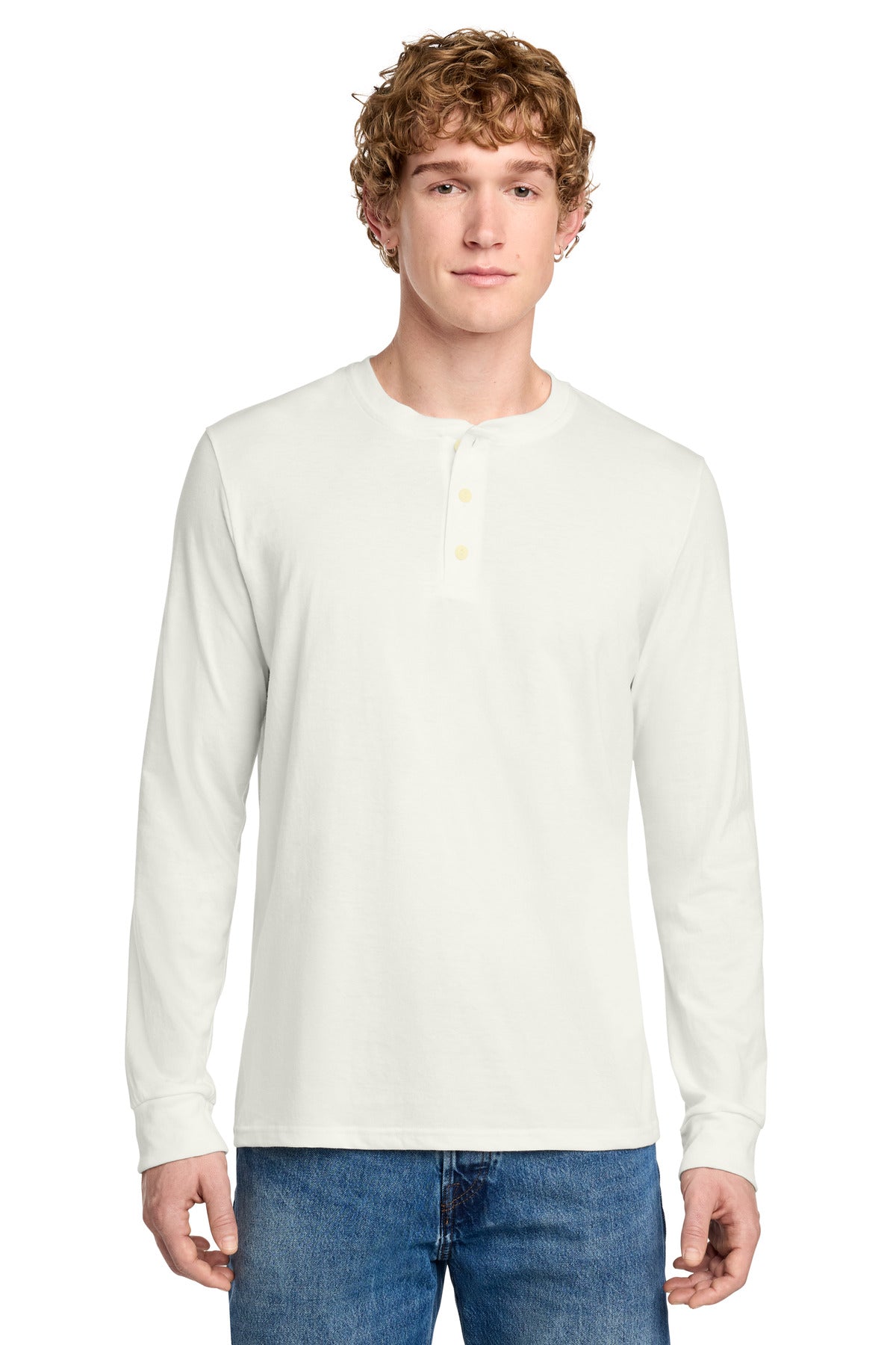 District ® Perfect Tri ® Long Sleeve Henley DT145