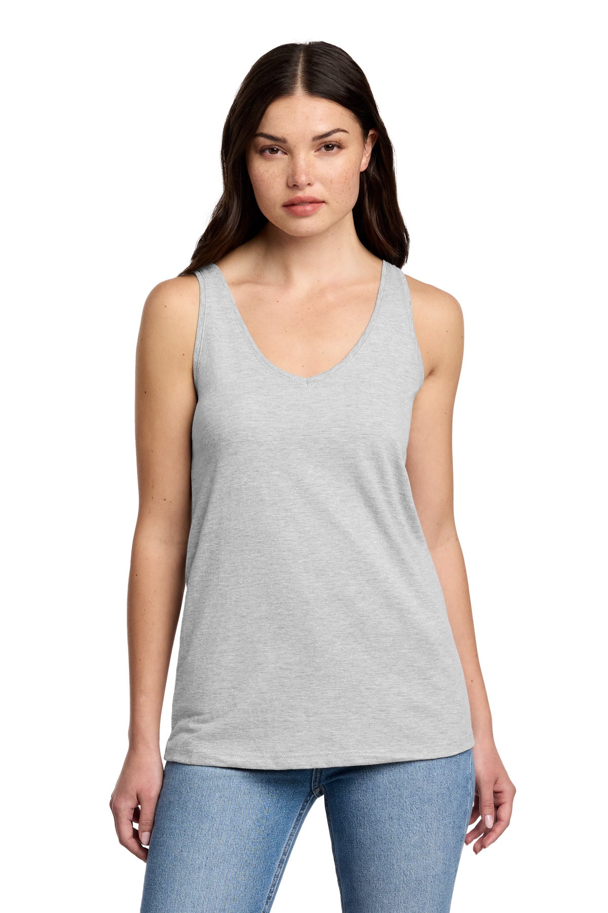 District ® Women's Perfect Blend ® CVC V-Neck Tank DT154