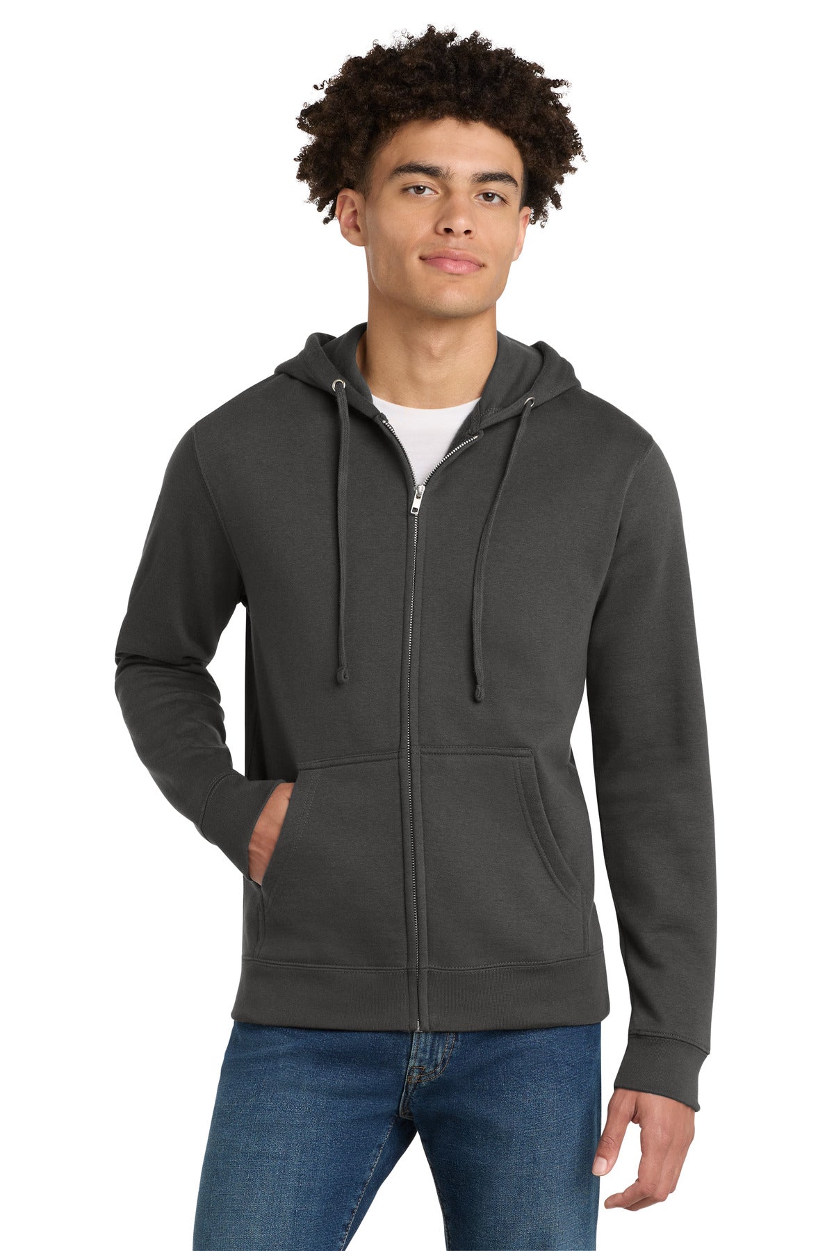 District ® V.I.T. ™ Fleece Full-Zip Hoodie DT6102