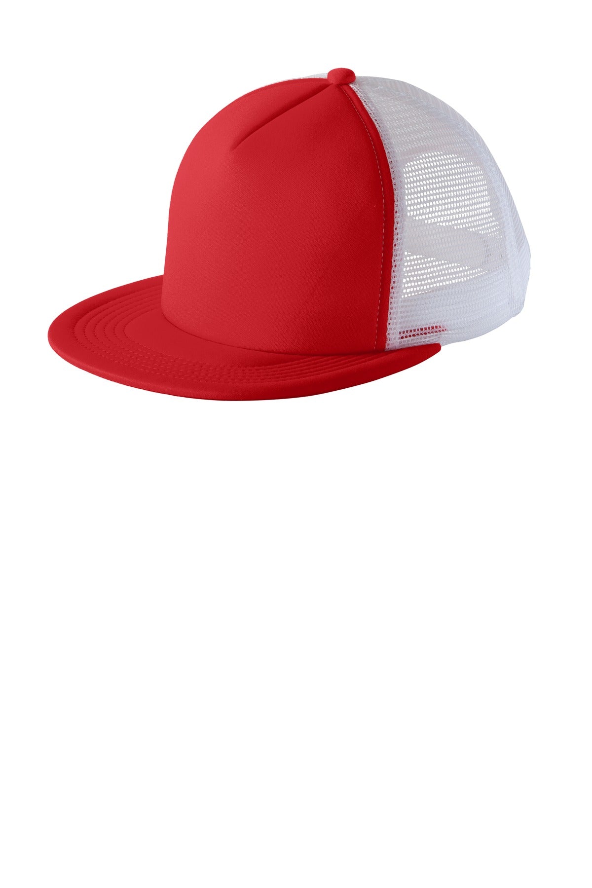 District ® Flat Bill Snapback Trucker Cap. DT624