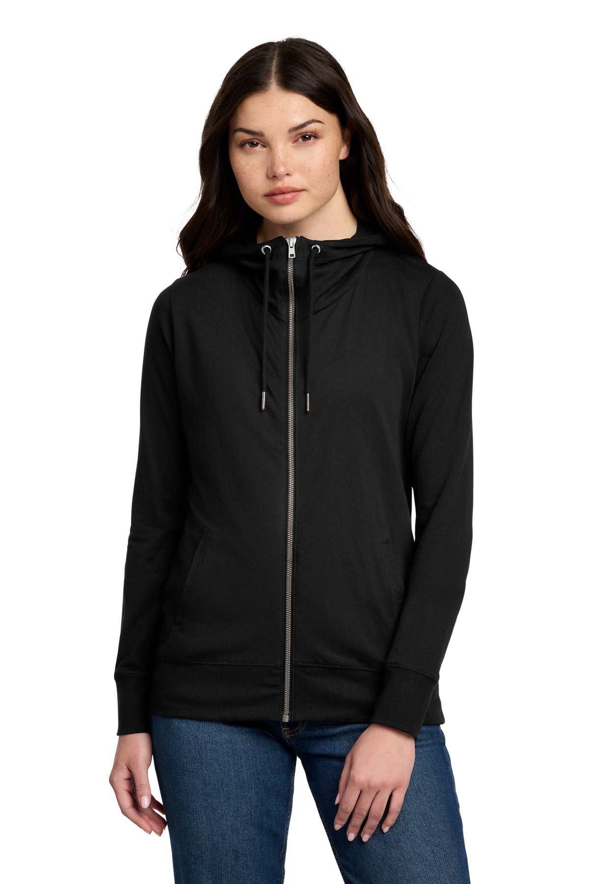 District ® Women's Featherweight French Terry ™ Full-Zip Hoodie DT673