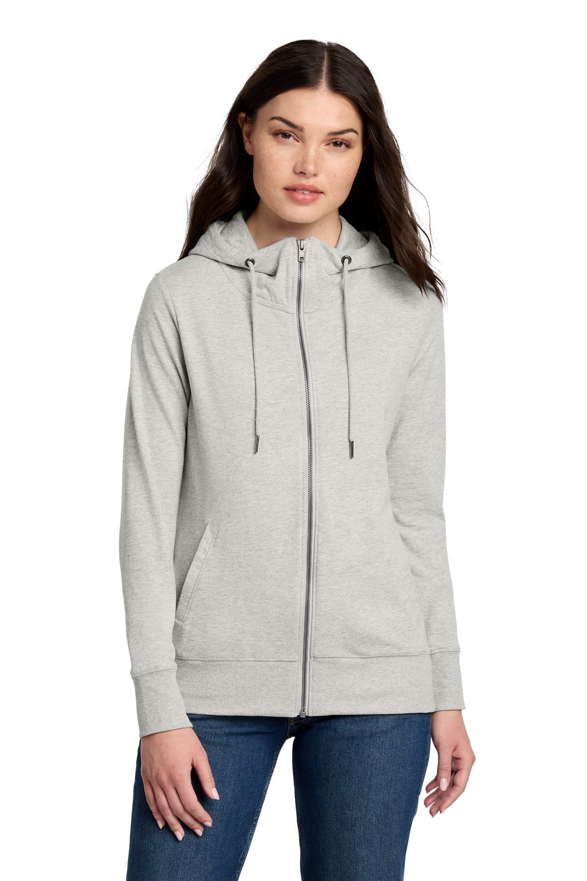 District ® Women's Featherweight French Terry ™ Full-Zip Hoodie DT673