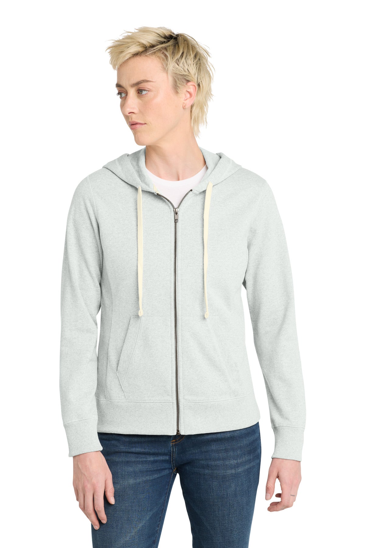 District ® Women's Re-Fleece ™ Full-Zip Hoodie DT8103