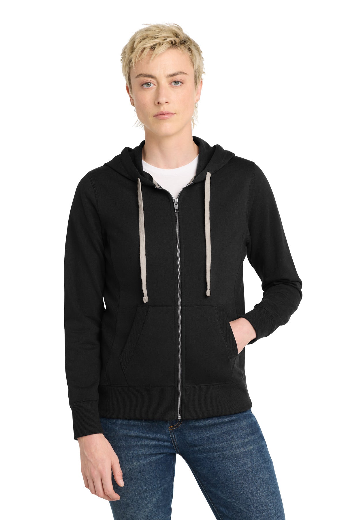 District ® Women's Re-Fleece ™ Full-Zip Hoodie DT8103