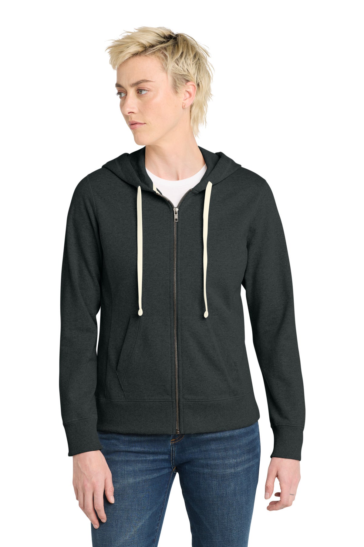 District ® Women's Re-Fleece ™ Full-Zip Hoodie DT8103
