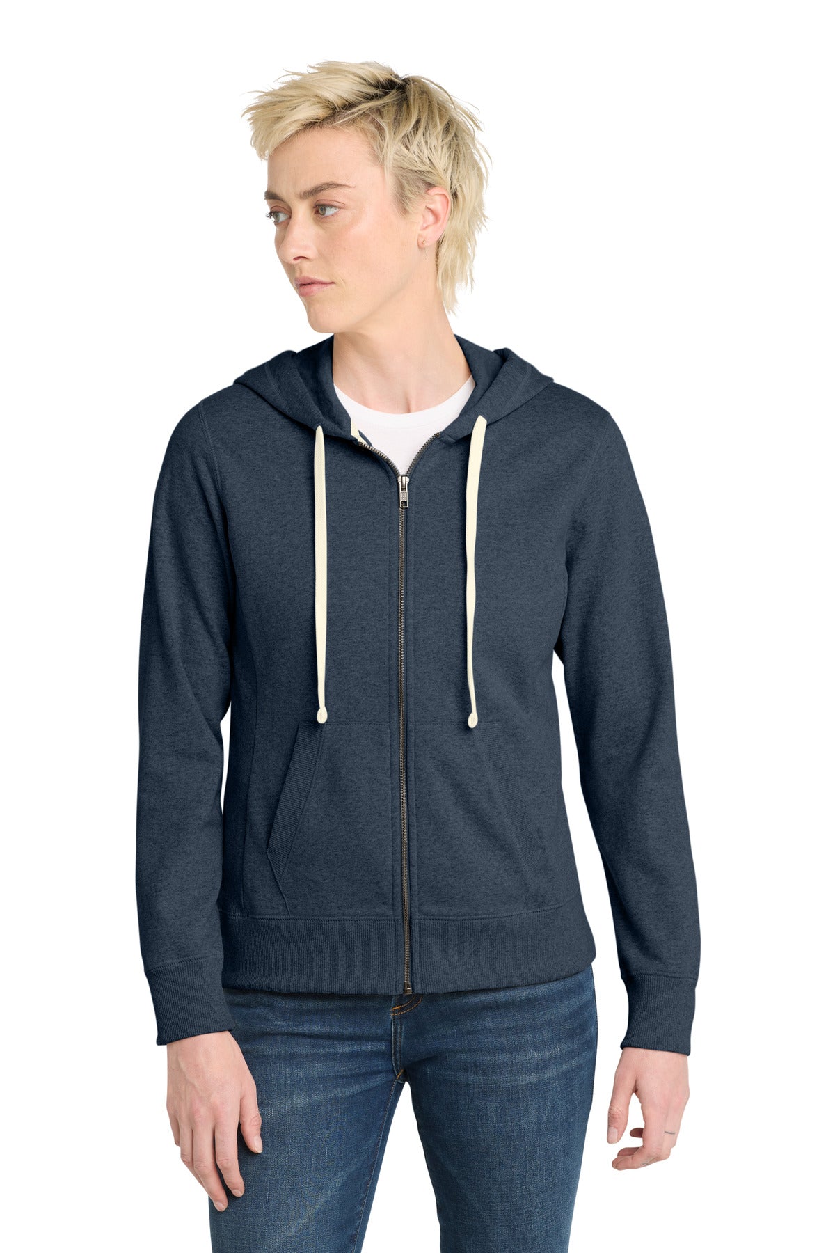 District ® Women's Re-Fleece ™ Full-Zip Hoodie DT8103