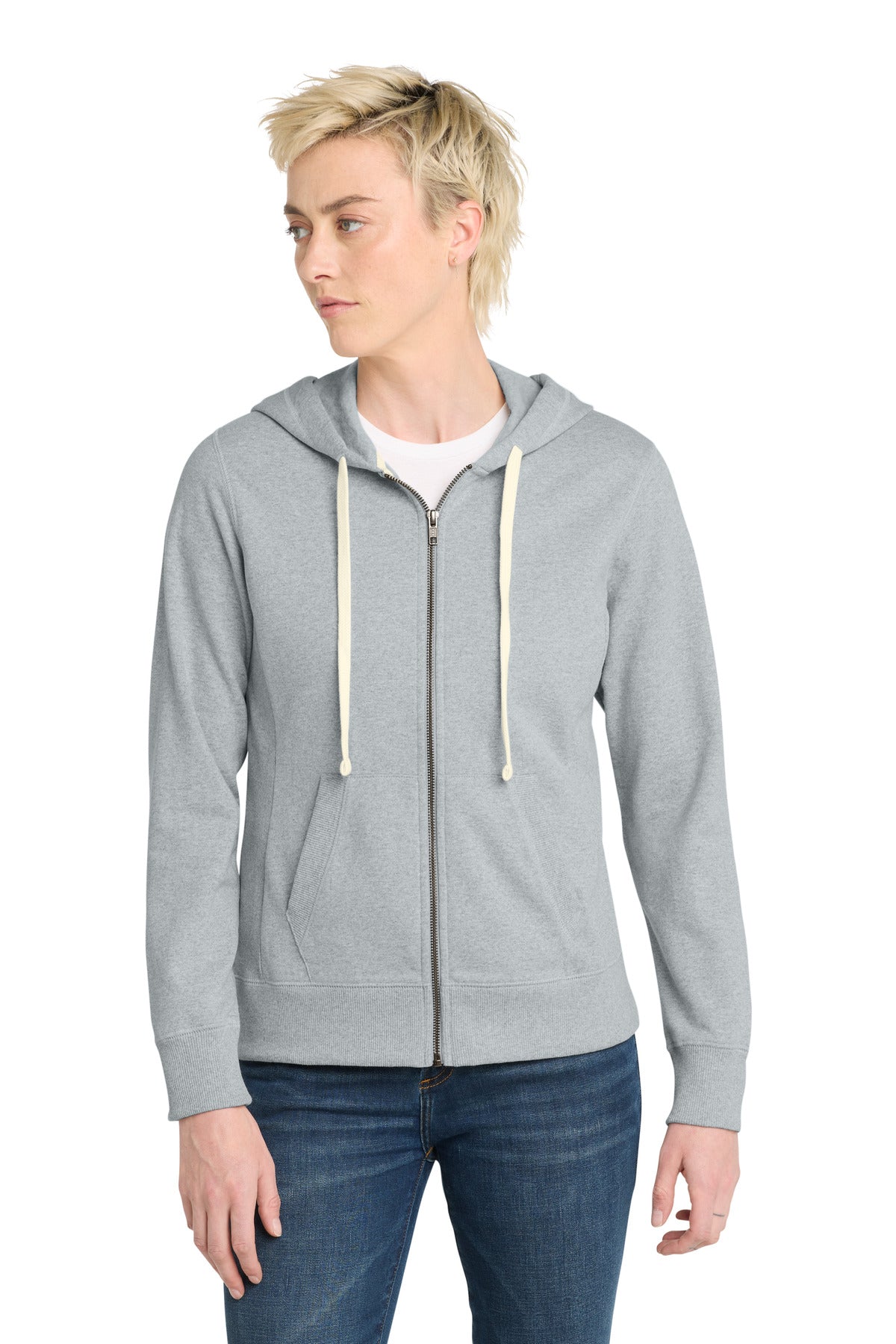 District ® Women's Re-Fleece ™ Full-Zip Hoodie DT8103
