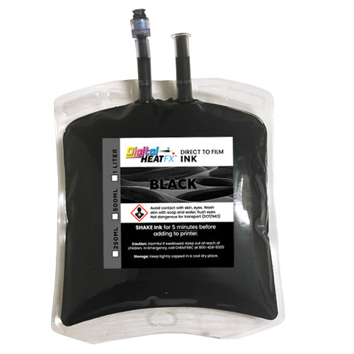 DTF Black Bagged Ink - 250ml