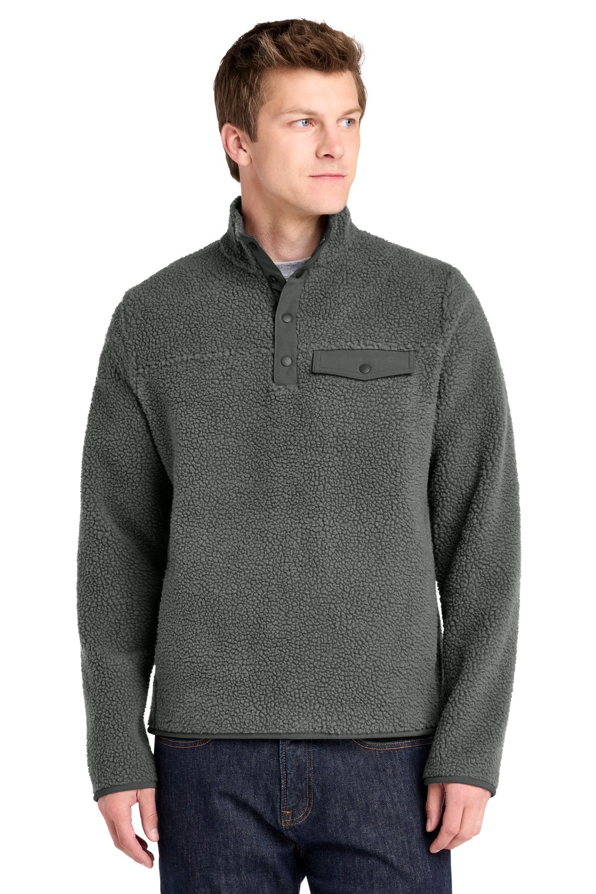 Port Authority ® Camp Fleece Snap Pullover F140