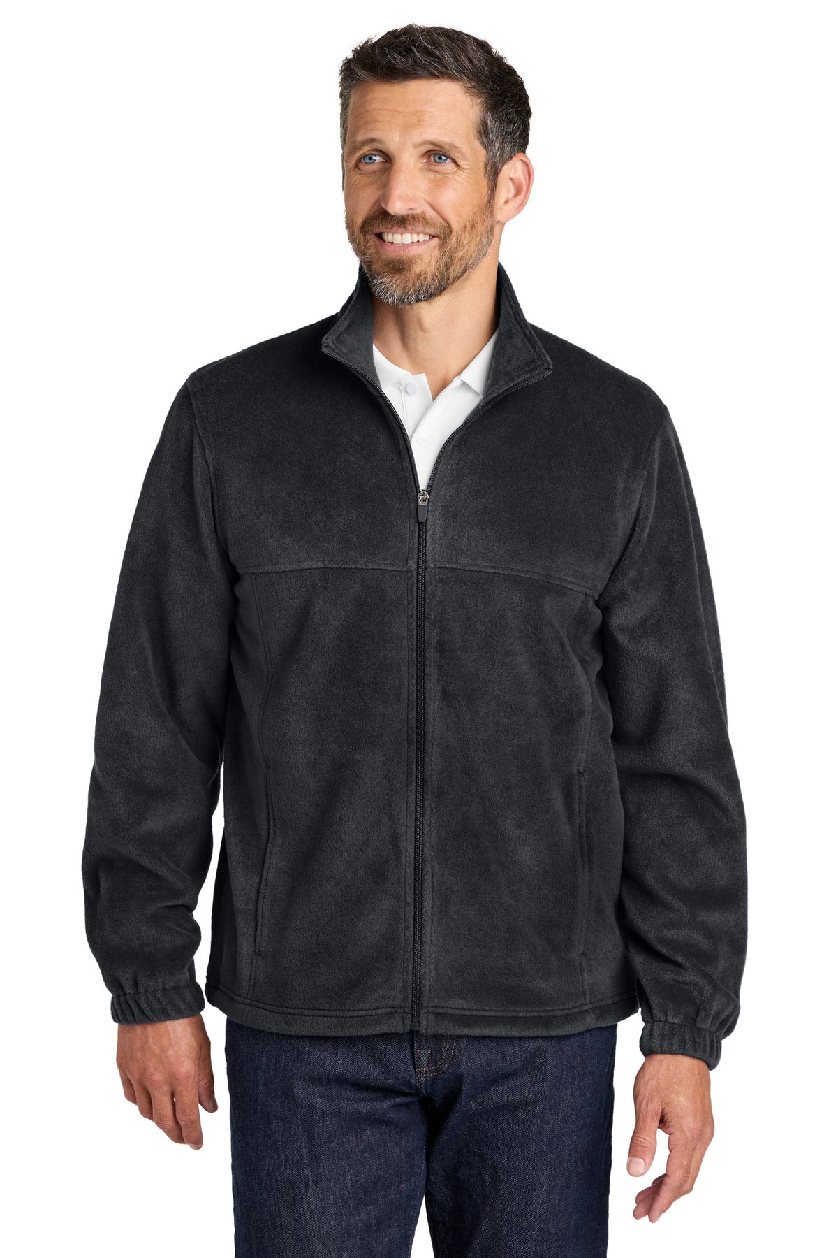 Port Authority ® Plush Fleece Full-Zip Jacket F190