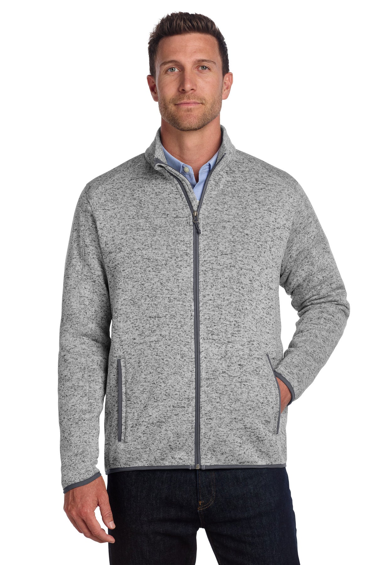 Port Authority ® Sweater Fleece Jacket. F232