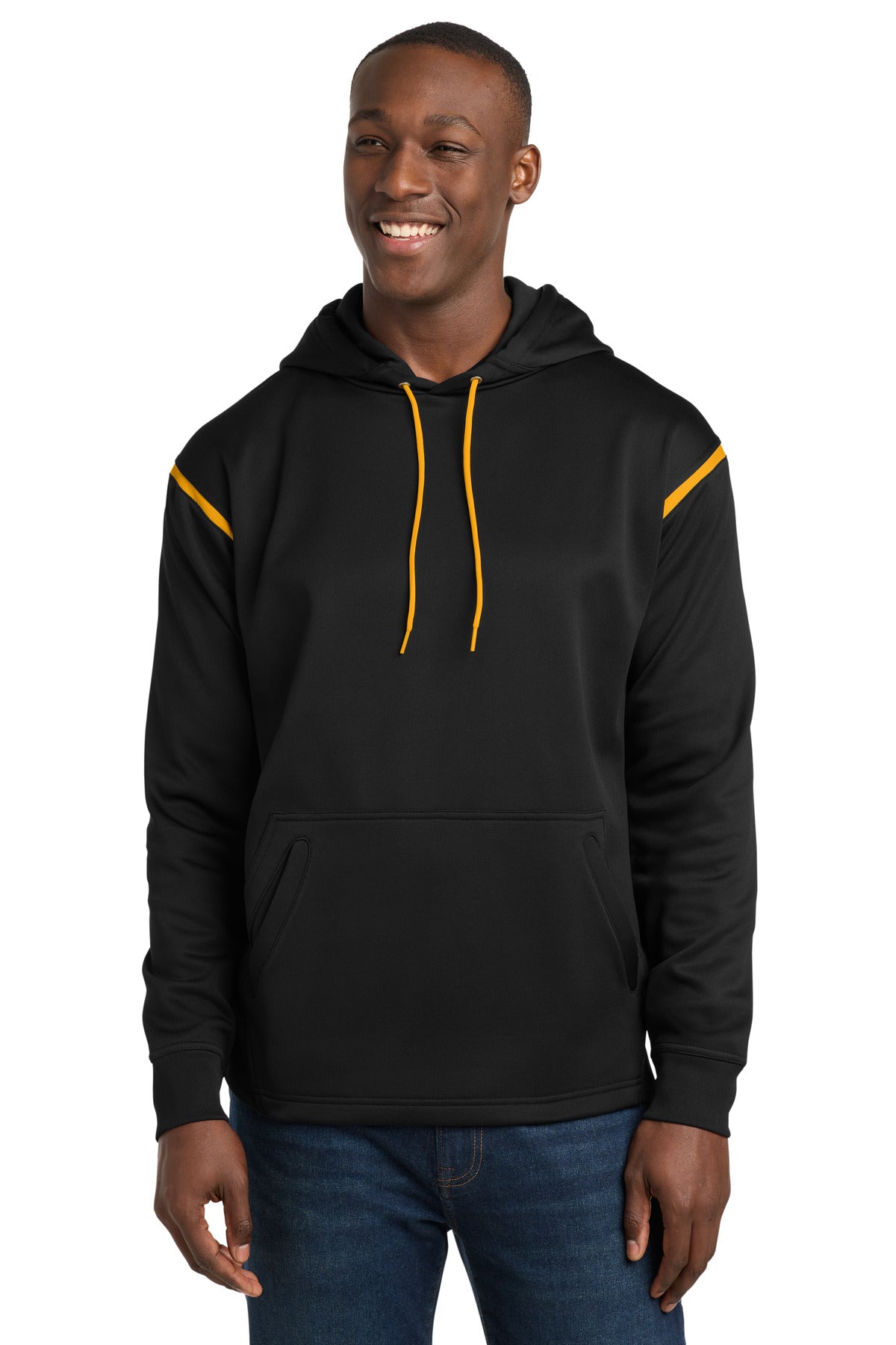 Sport-Tek ® Tech Fleece Colorblock Hooded Sweatshirt. F246