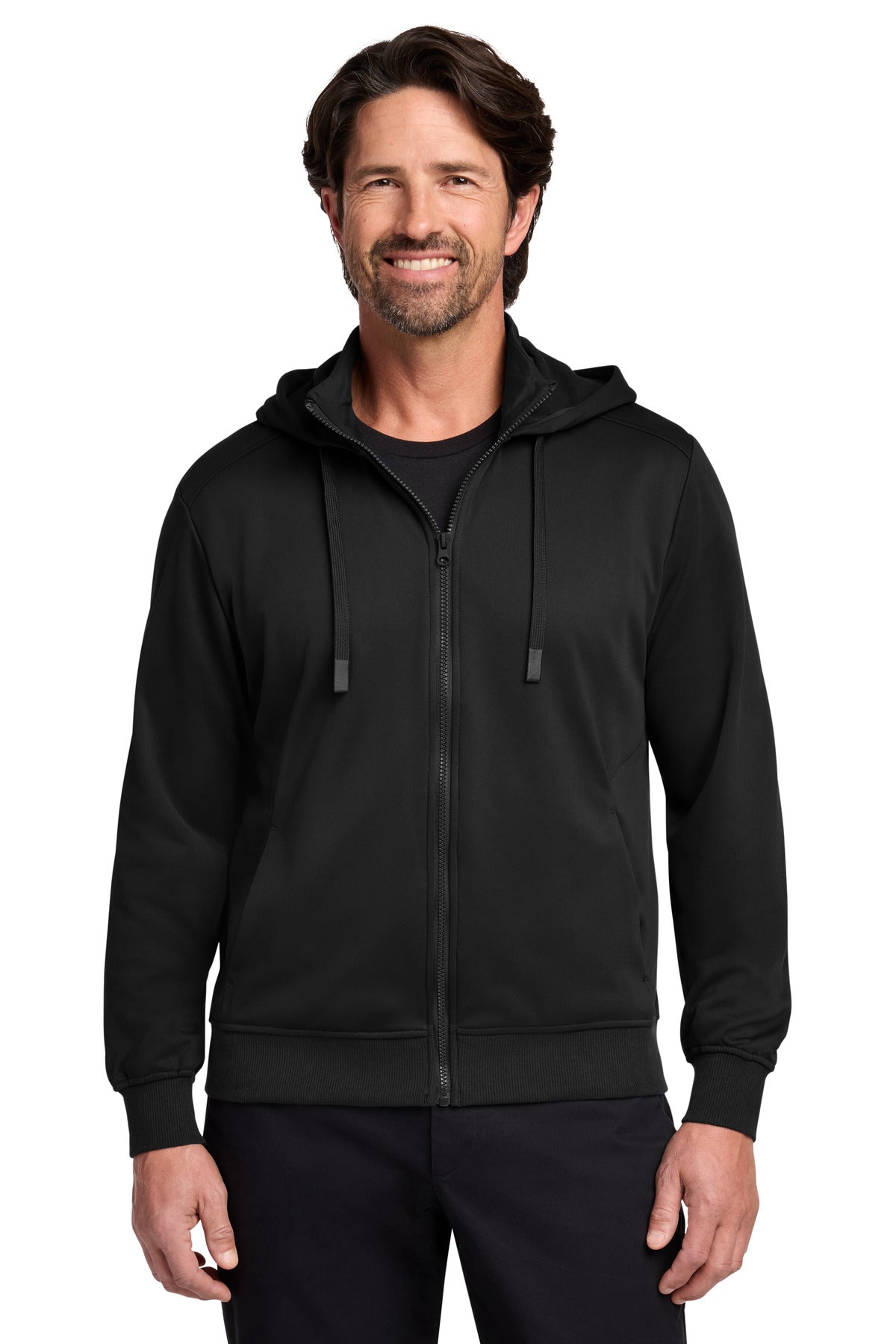 Port Authority ® Smooth Fleece Hooded Jacket F814