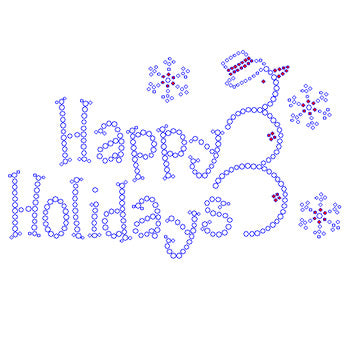 Happy Holidays with Snowman