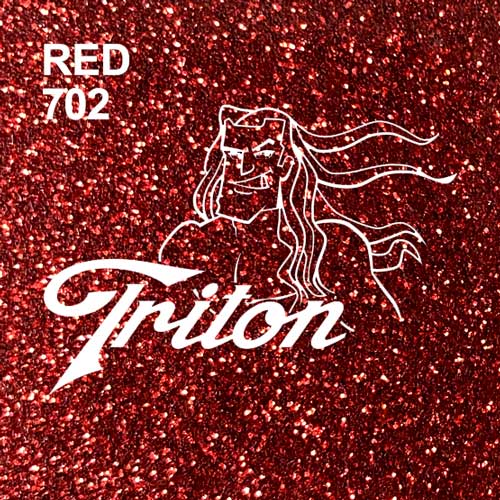 Red TRITON Glitter 15" X 5Y Roll