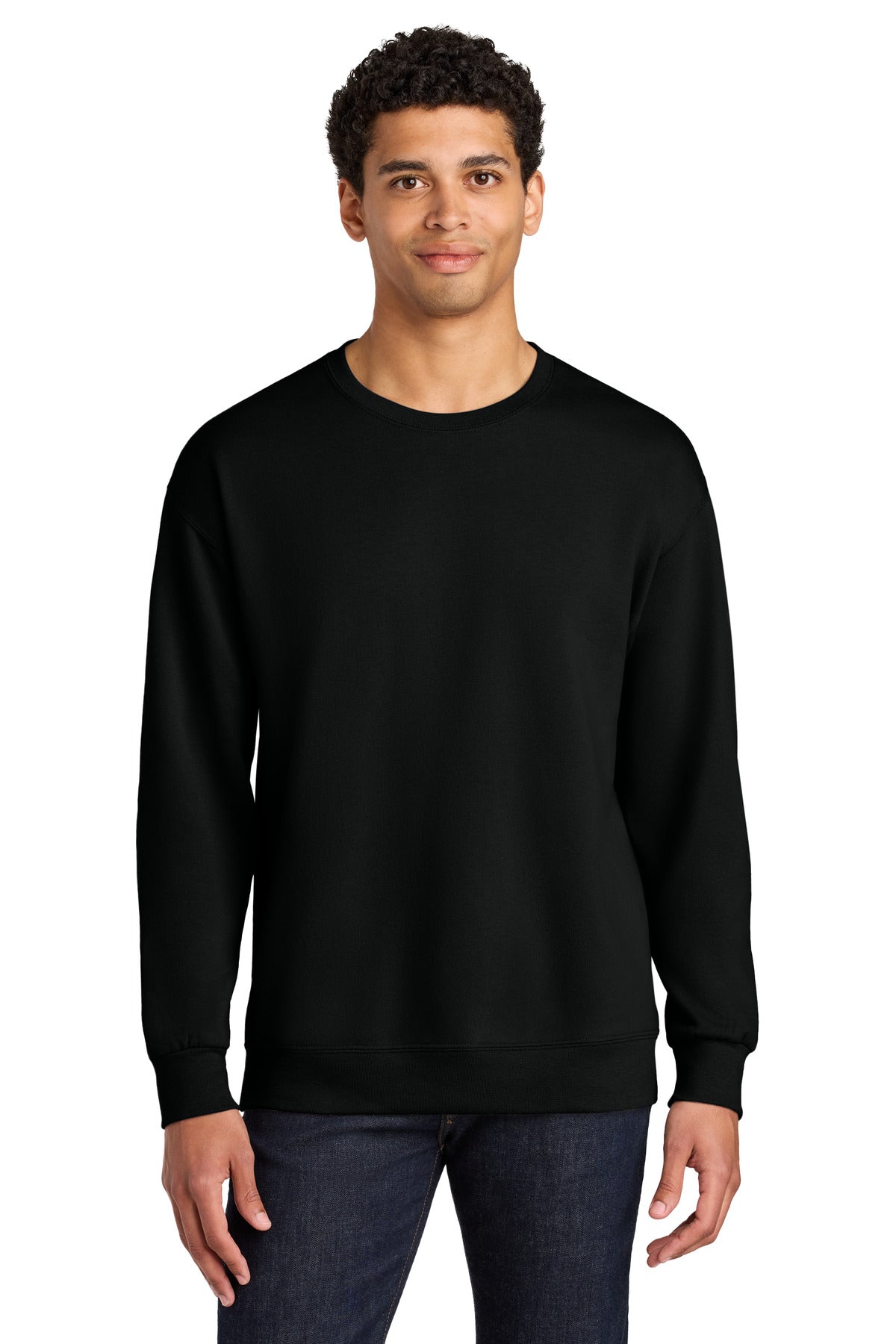 Jerzees Ultimate ™ Unisex CVC Ring Spun Crewneck Sweatshirt IC48M