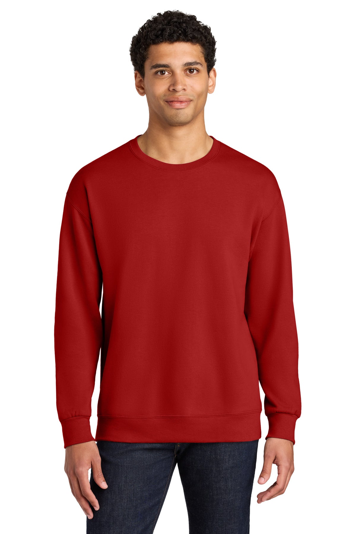 Jerzees Ultimate ™ Unisex CVC Ring Spun Crewneck Sweatshirt IC48M