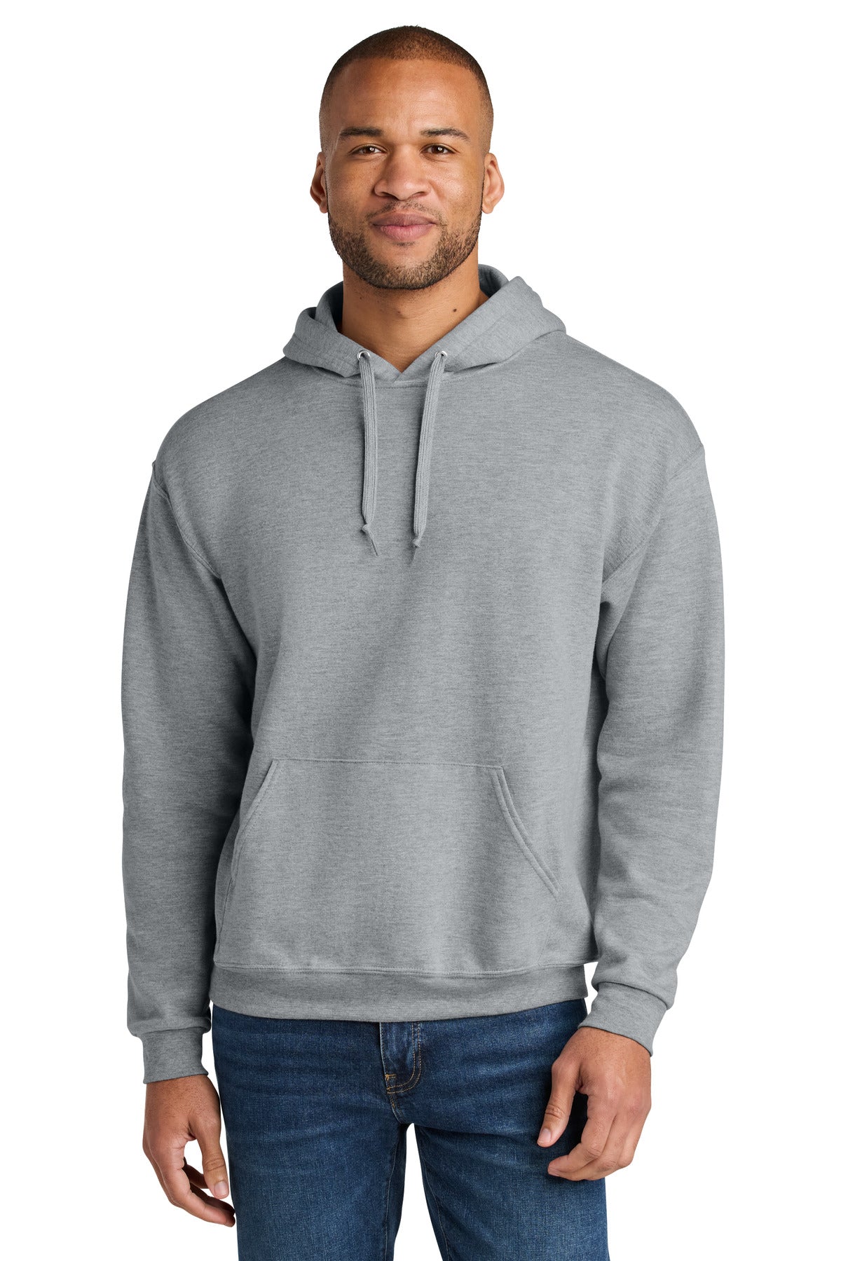 Jerzees Ultimate ™ Unisex CVC Ring Spun Hooded Sweatshirt IC49M
