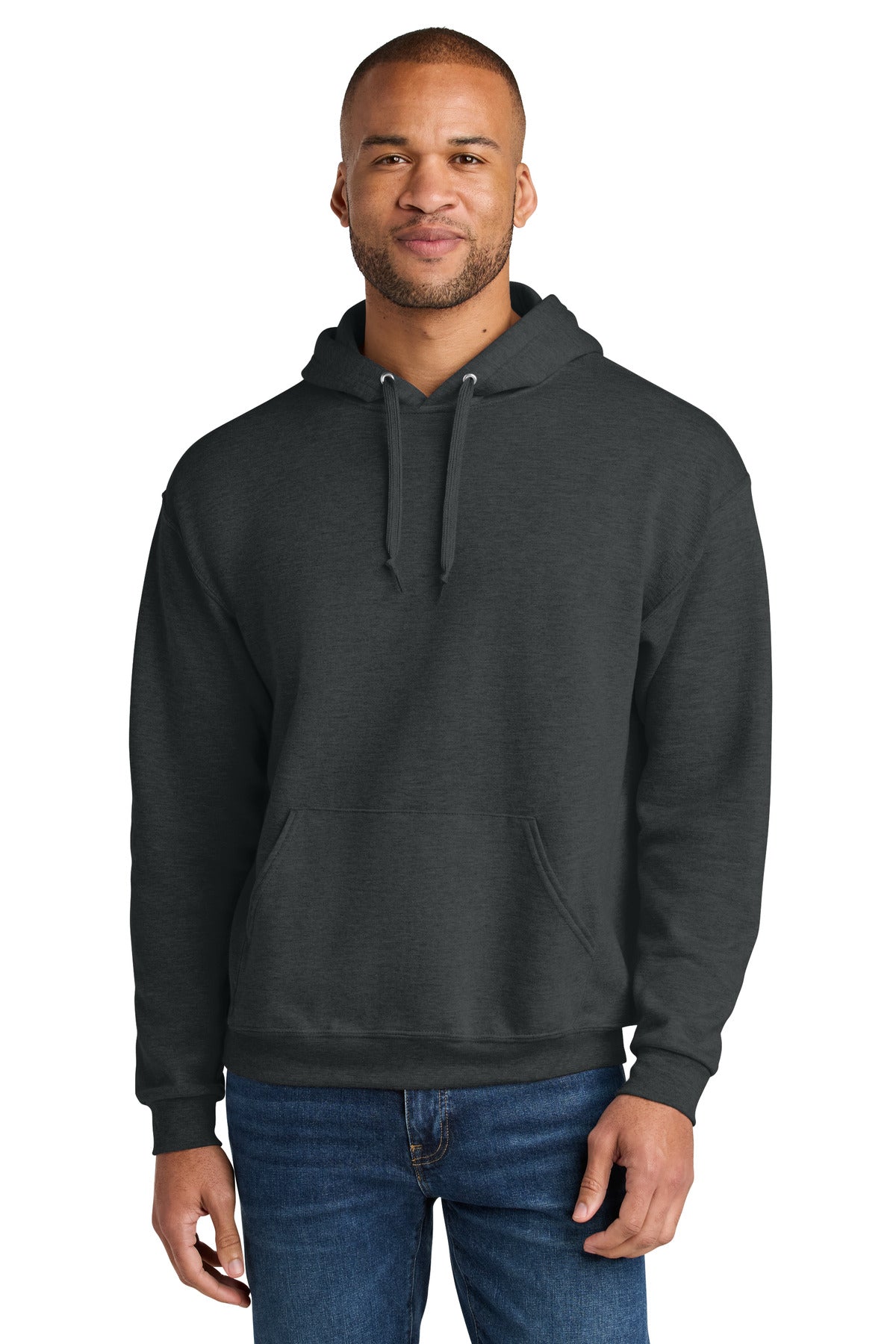 Jerzees Ultimate ™ Unisex CVC Ring Spun Hooded Sweatshirt IC49M