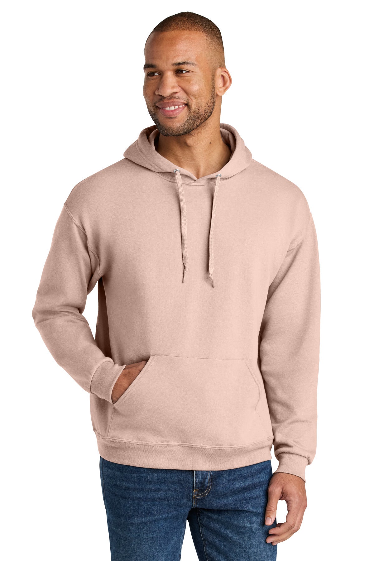 Jerzees Ultimate ™ Unisex CVC Ring Spun Hooded Sweatshirt IC49M
