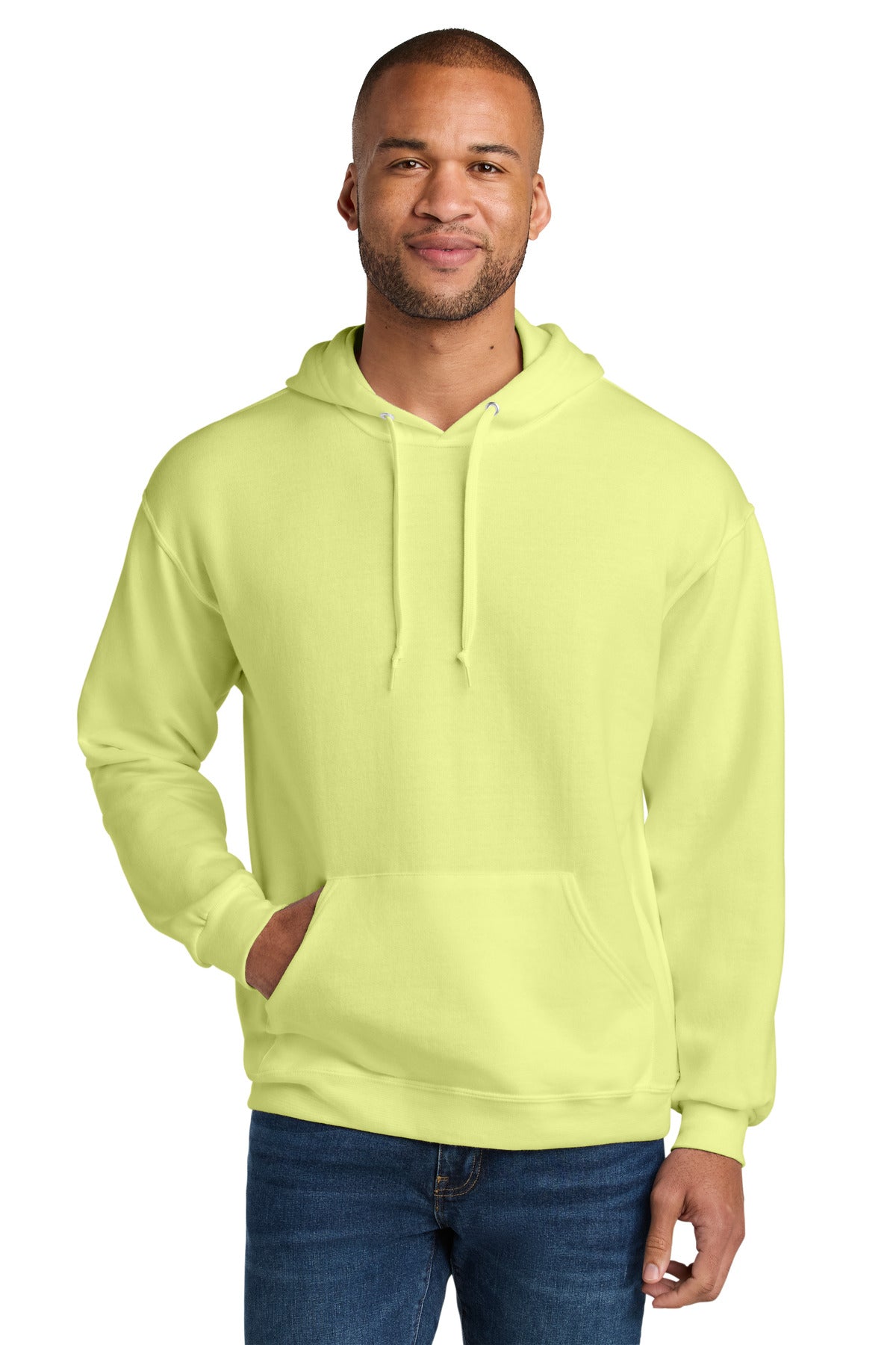 Jerzees Ultimate ™ Unisex CVC Ring Spun Hooded Sweatshirt IC49M