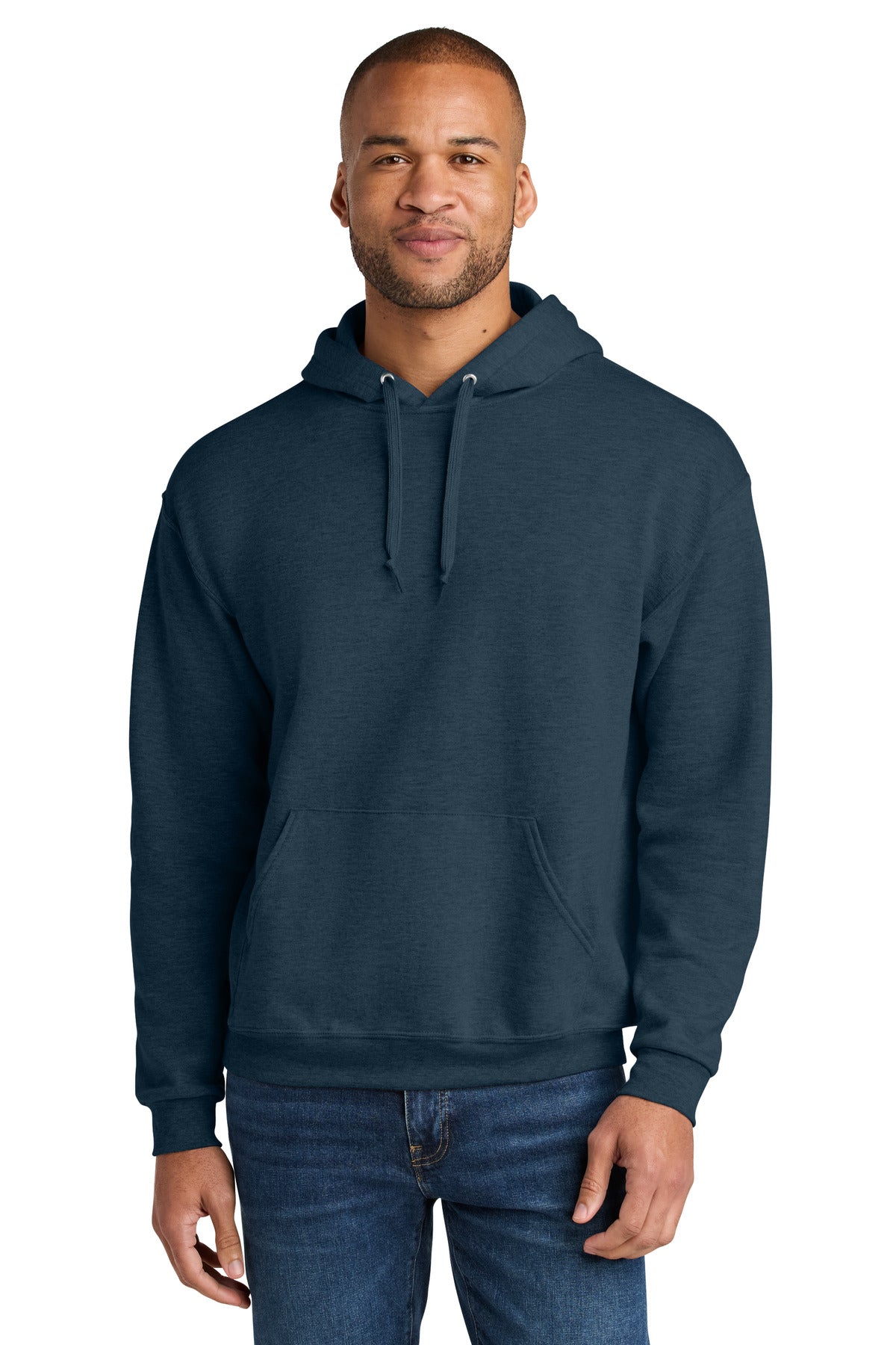 Jerzees Ultimate ™ Unisex CVC Ring Spun Hooded Sweatshirt IC49M
