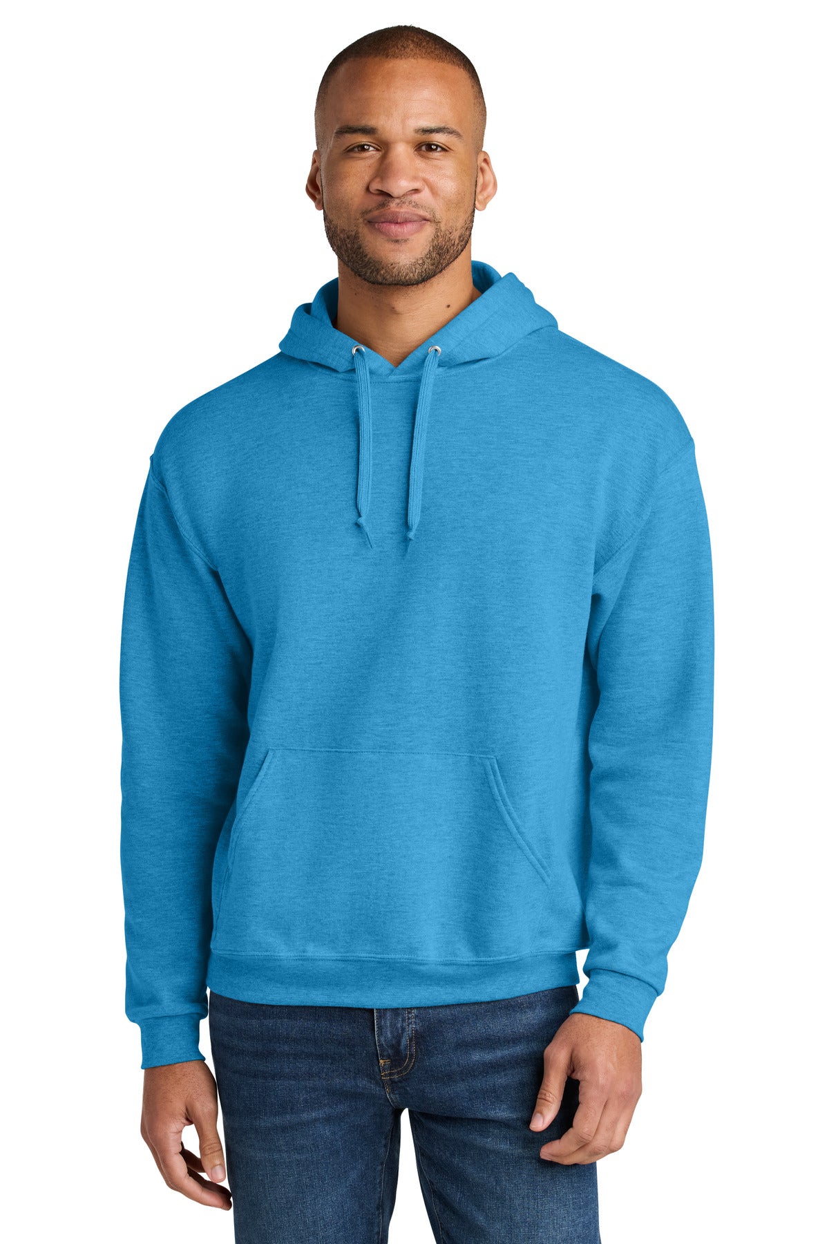 Jerzees Ultimate ™ Unisex CVC Ring Spun Hooded Sweatshirt IC49M