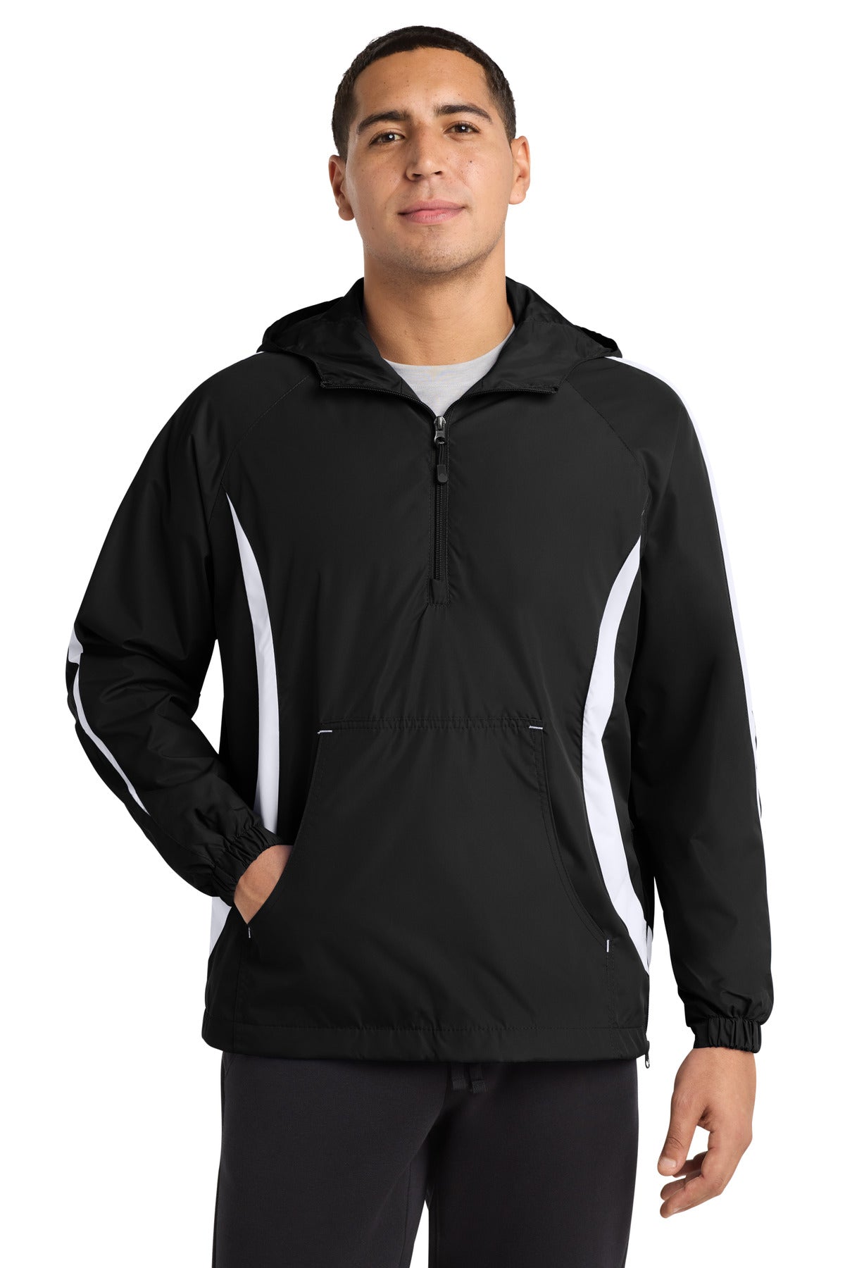 Sport-Tek ® Colorblock Raglan Anorak. JST63