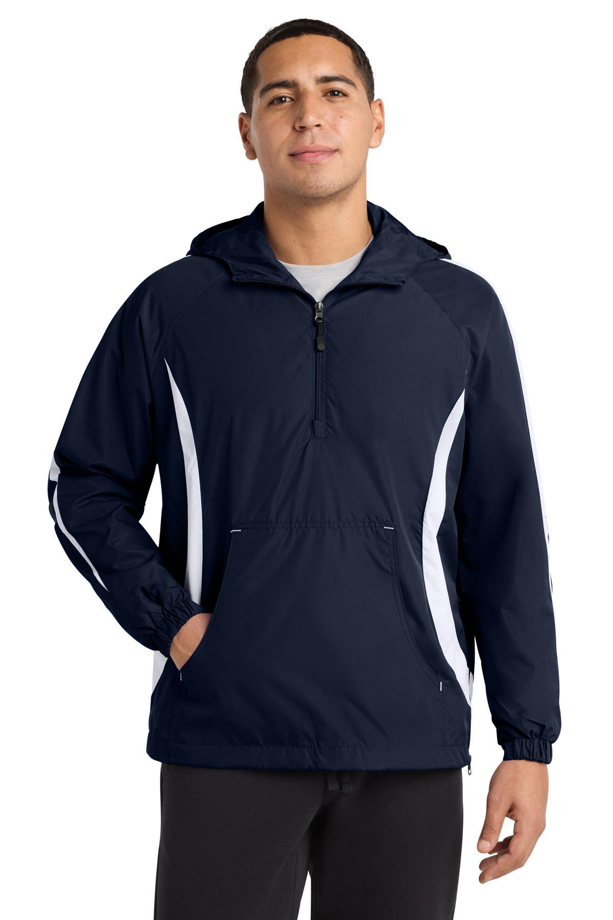 Sport-Tek ® Colorblock Raglan Anorak. JST63