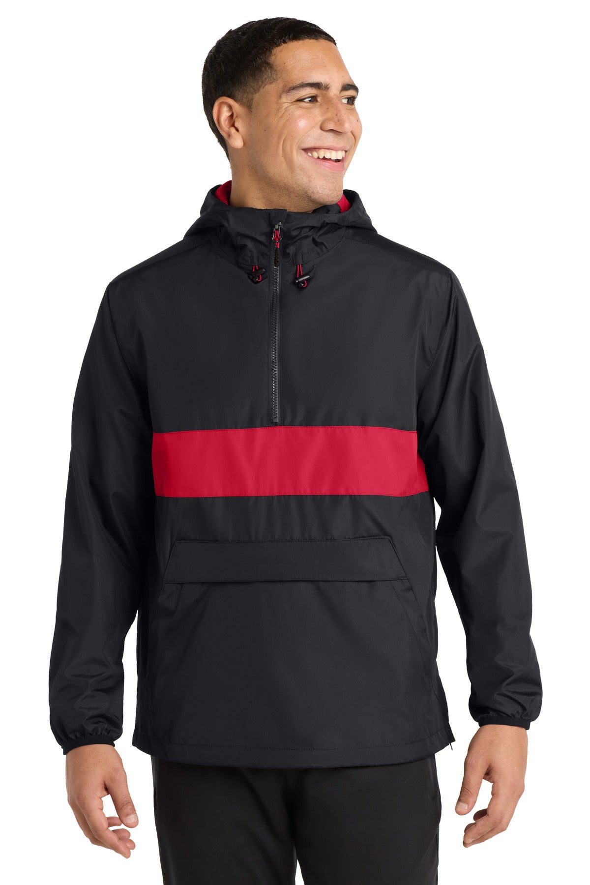 Sport-Tek ® Zipped Pocket Anorak. JST65