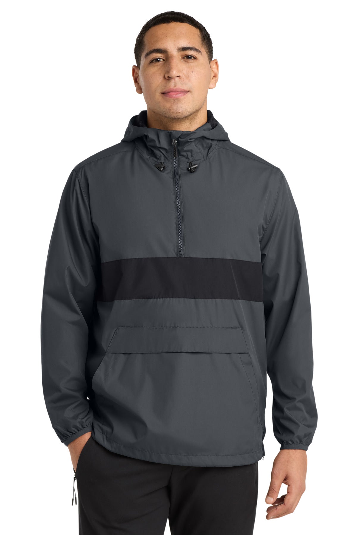 Sport-Tek ® Zipped Pocket Anorak. JST65